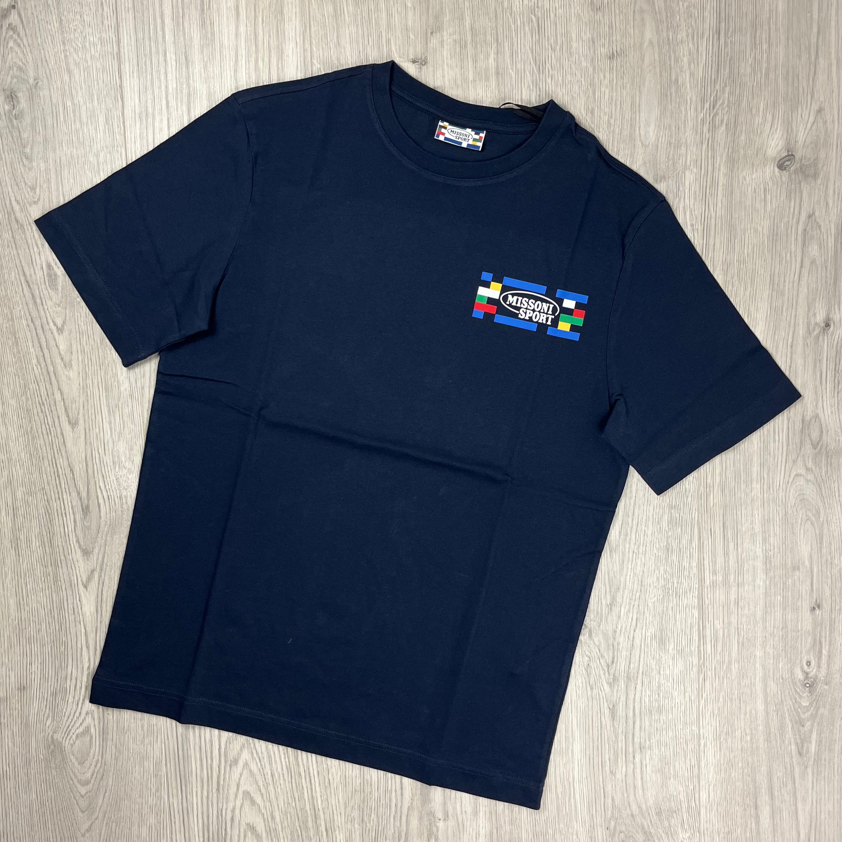 Missoni Sport T-Shirt Pack - White/Navy