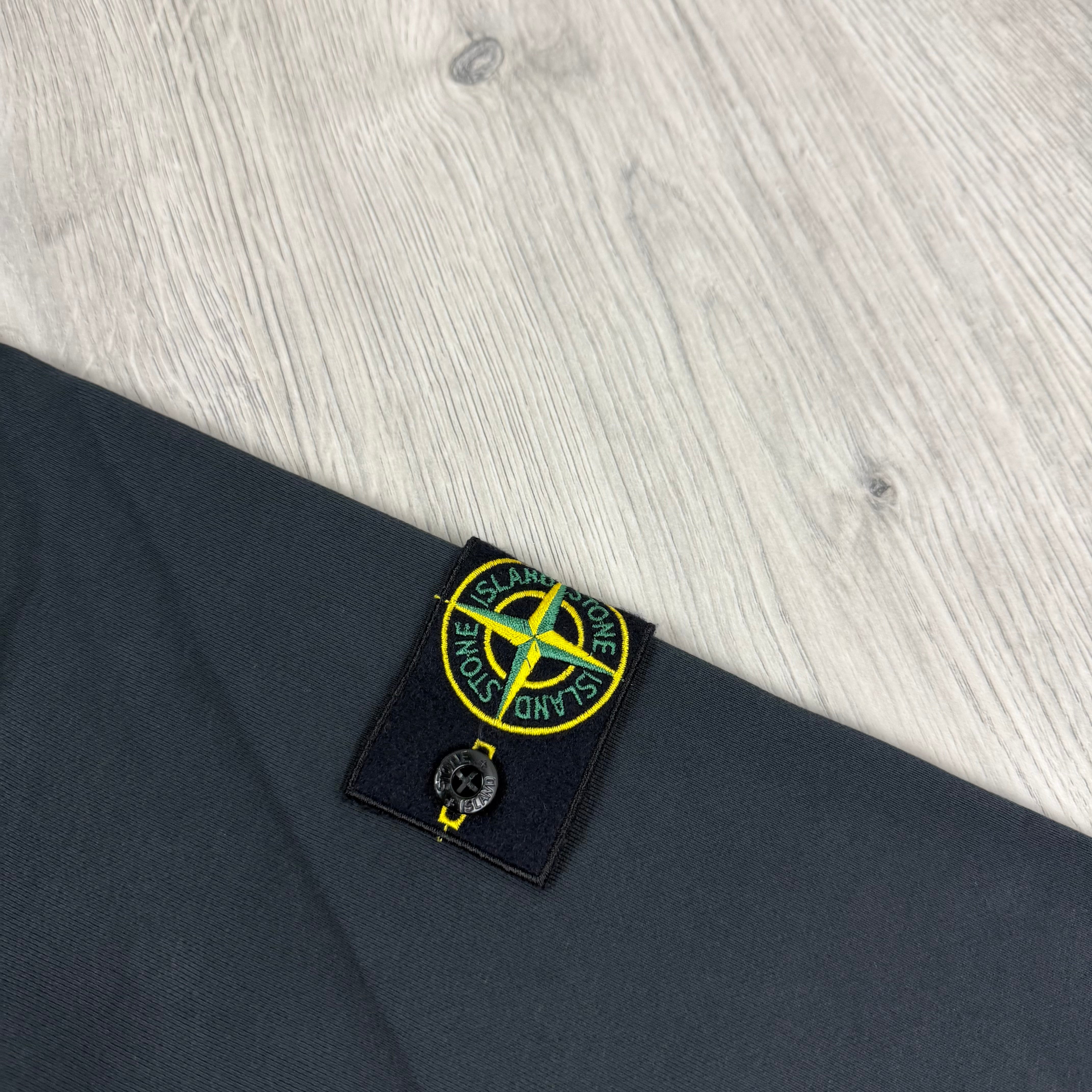 Stone Island Zip Hoodie - Charcoal