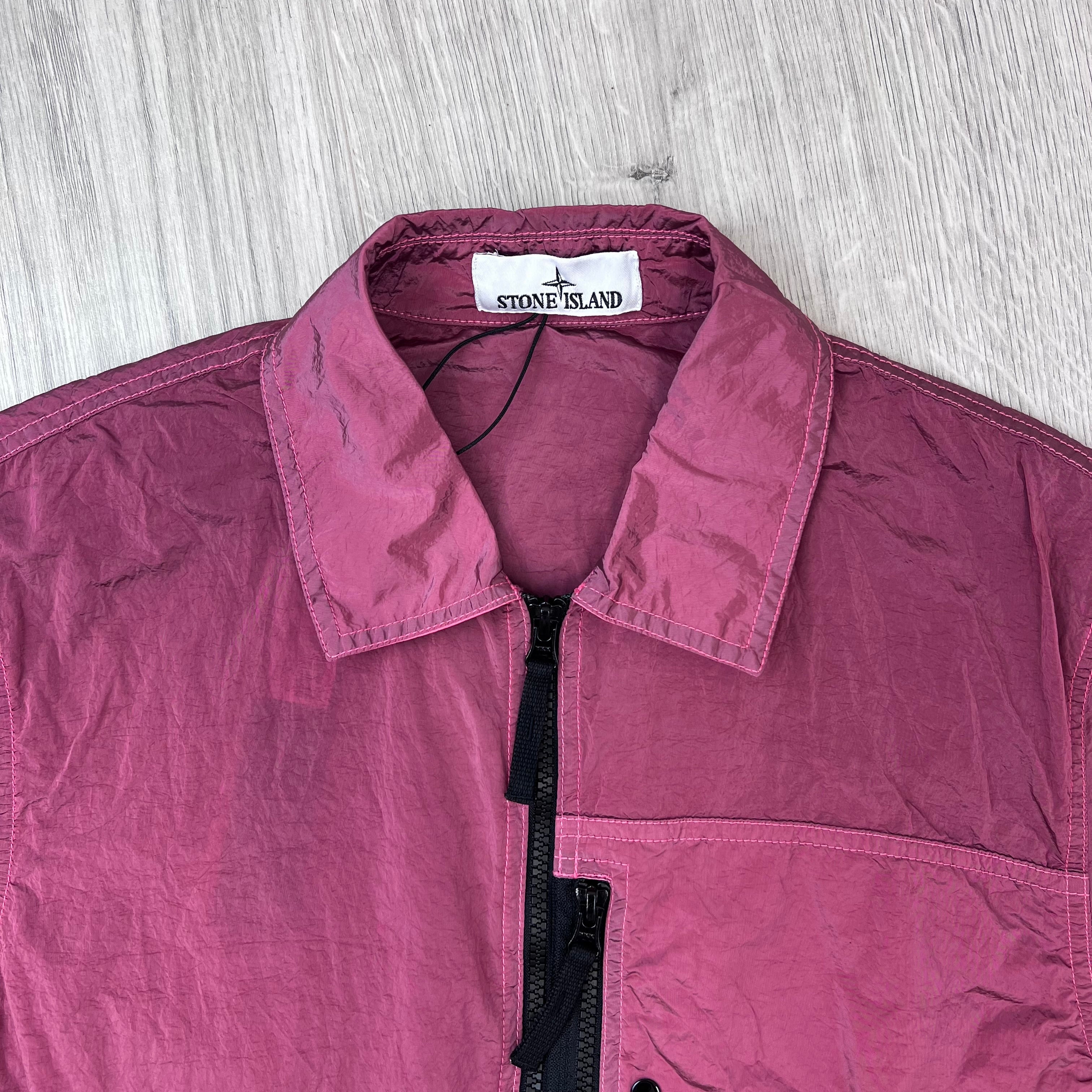 Stone Island Metal Overshirt - Geranium