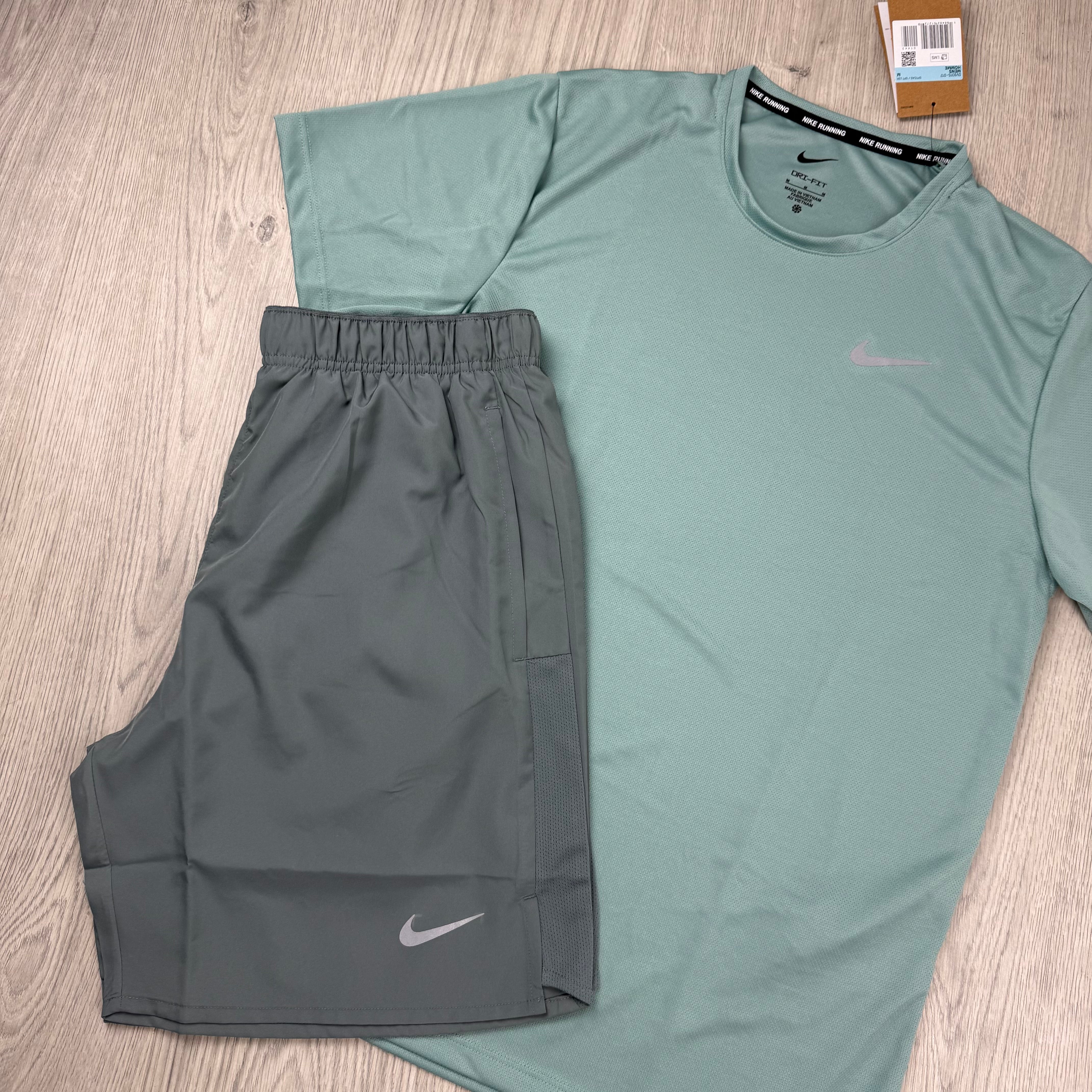 Nike 'Miler' Set - Cannon/Smoke Grey