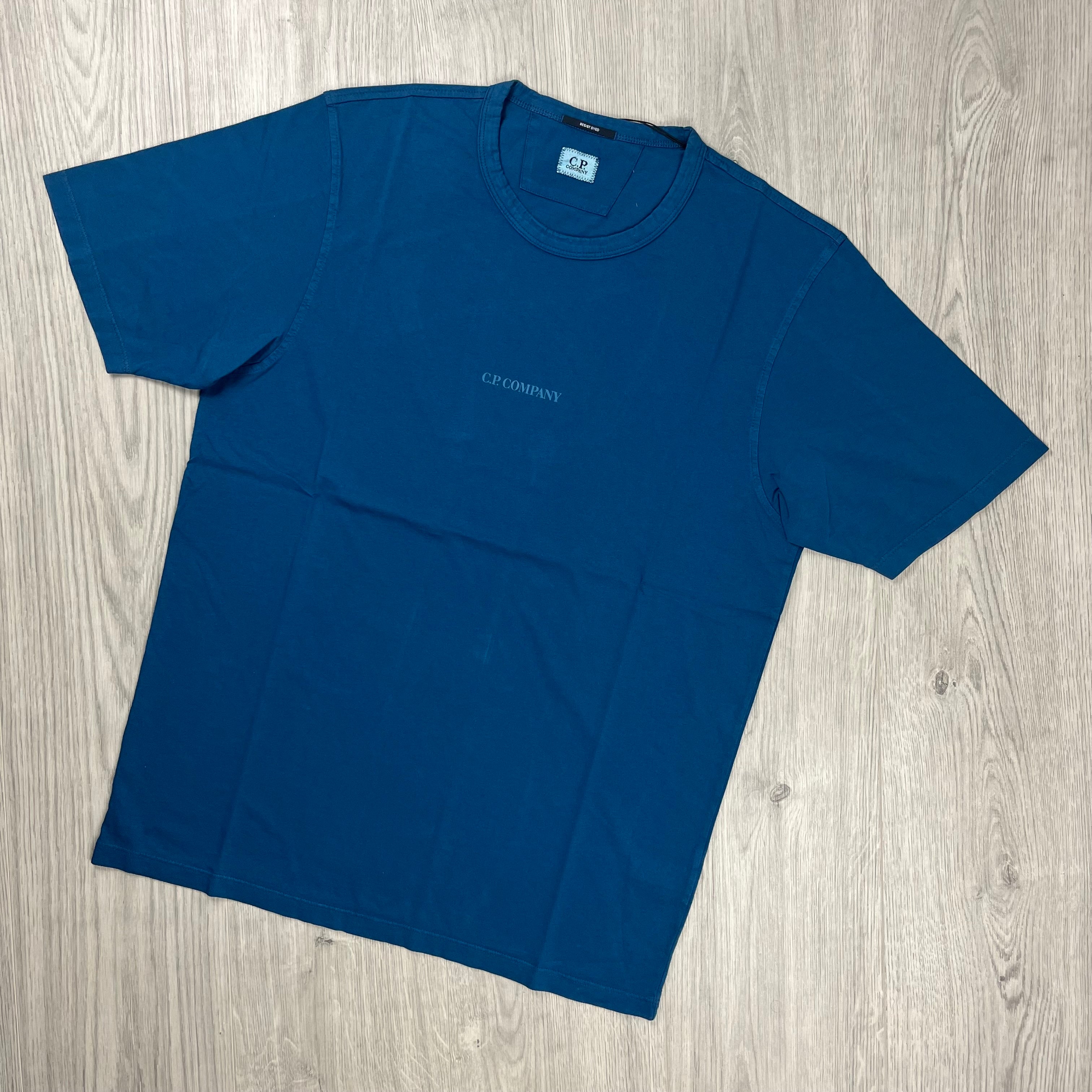 CP Company Printed T-Shirt - Ink Blue