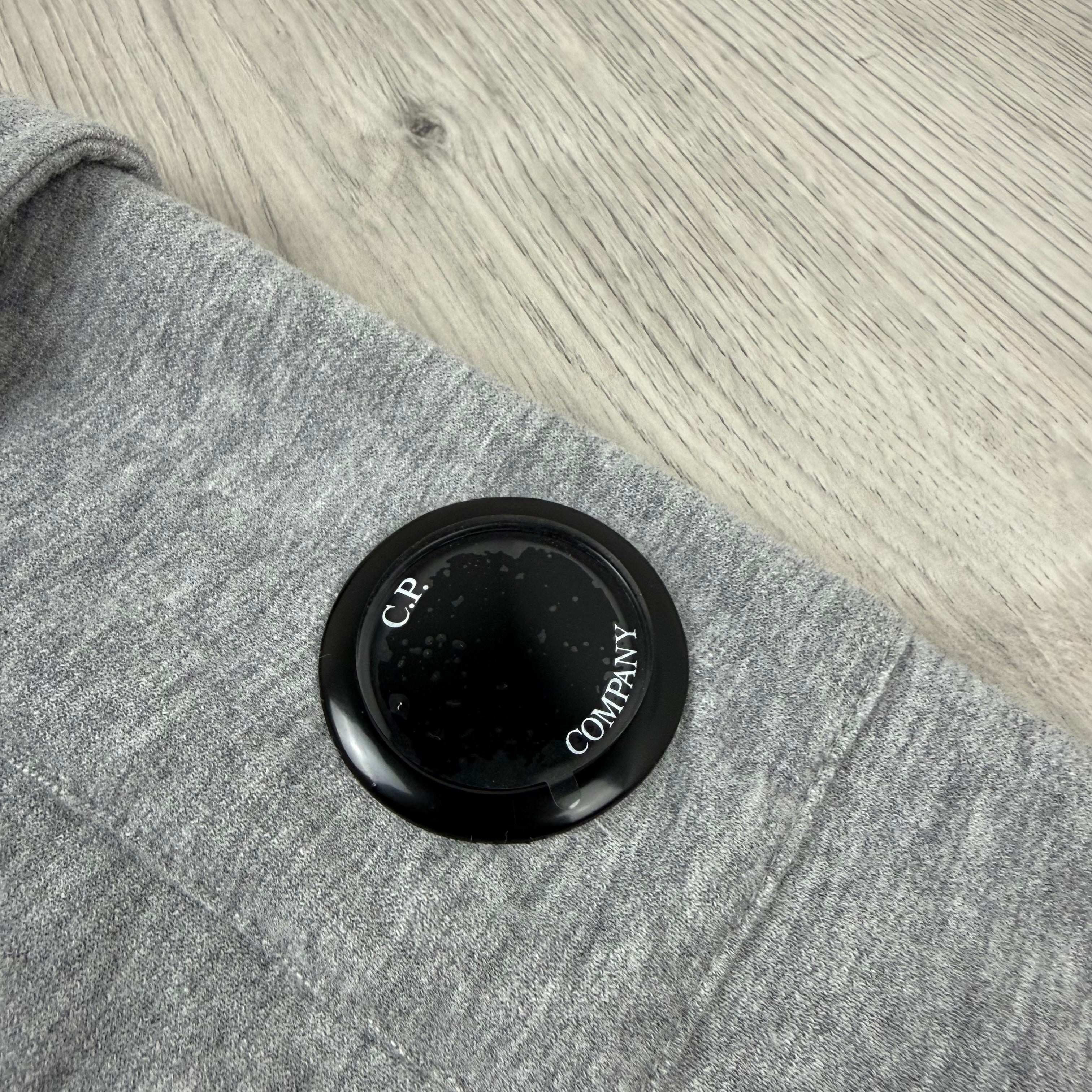 CP Company Light Fleece Sweatshirt - Grey Melange