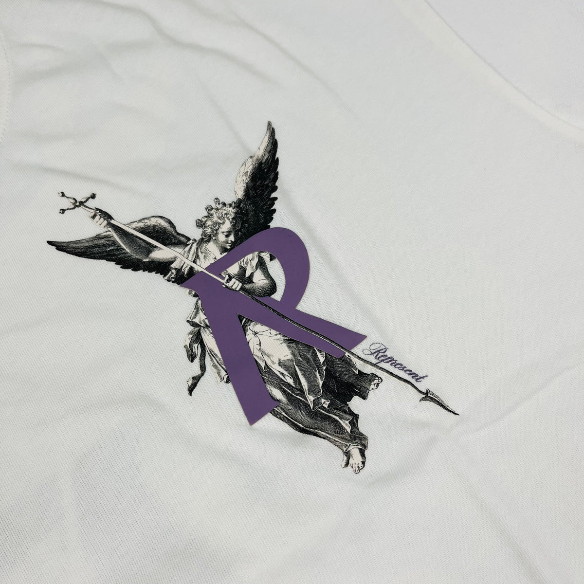 Represent 'Archangel' T-Shirt - Flat White