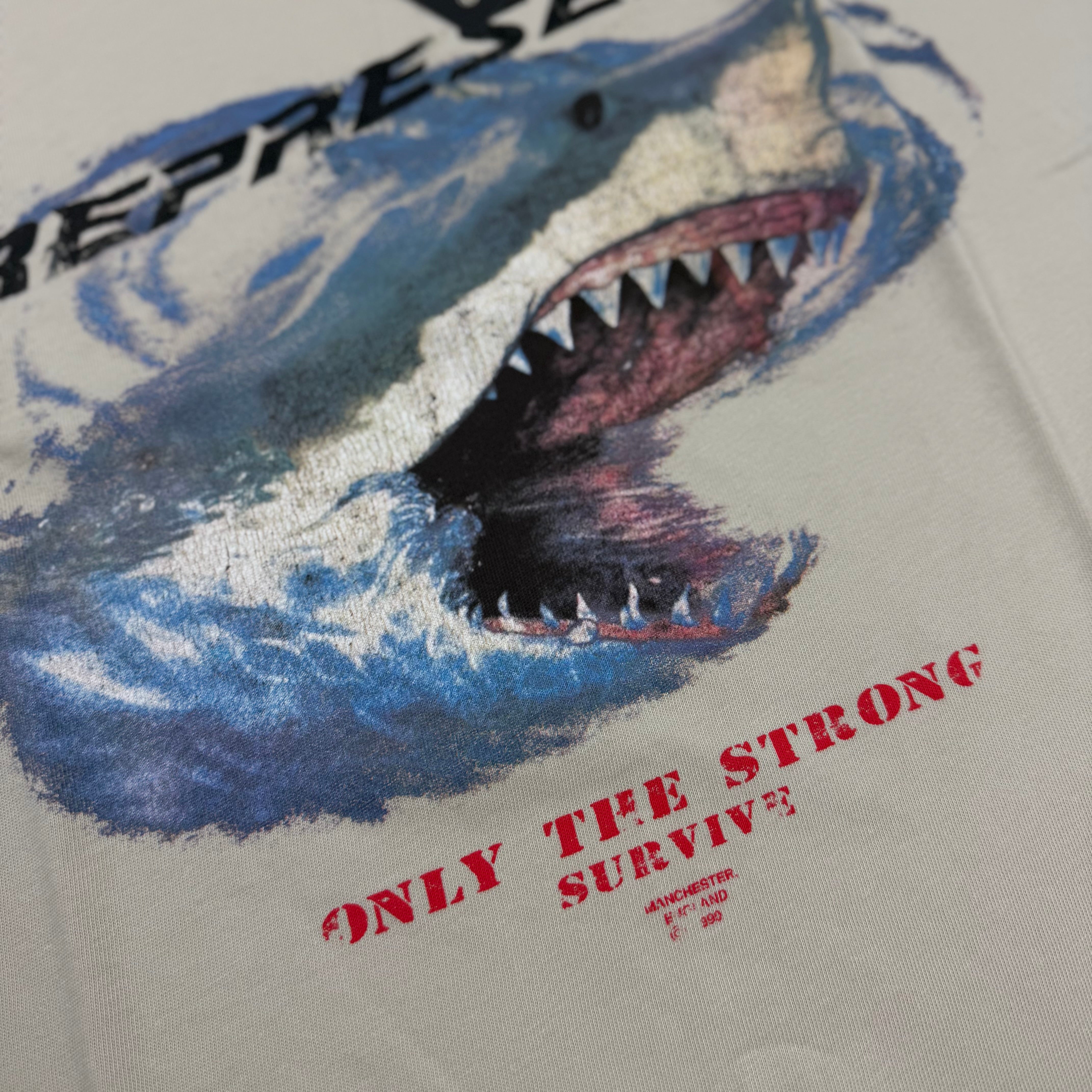 Represent 'Only The Strong' T-Shirt - Vintage White
