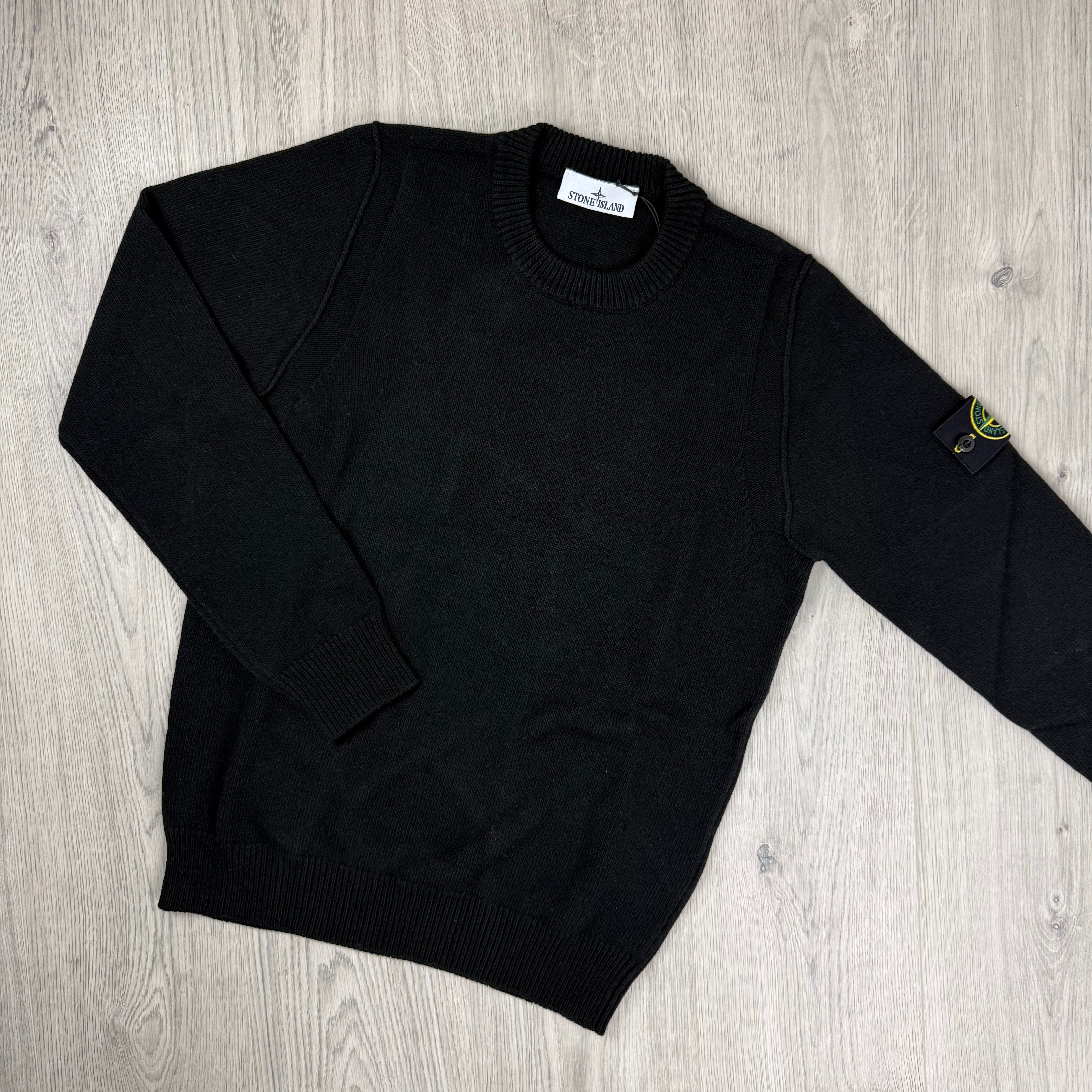Stone Island Knit Sweatshirt - Black