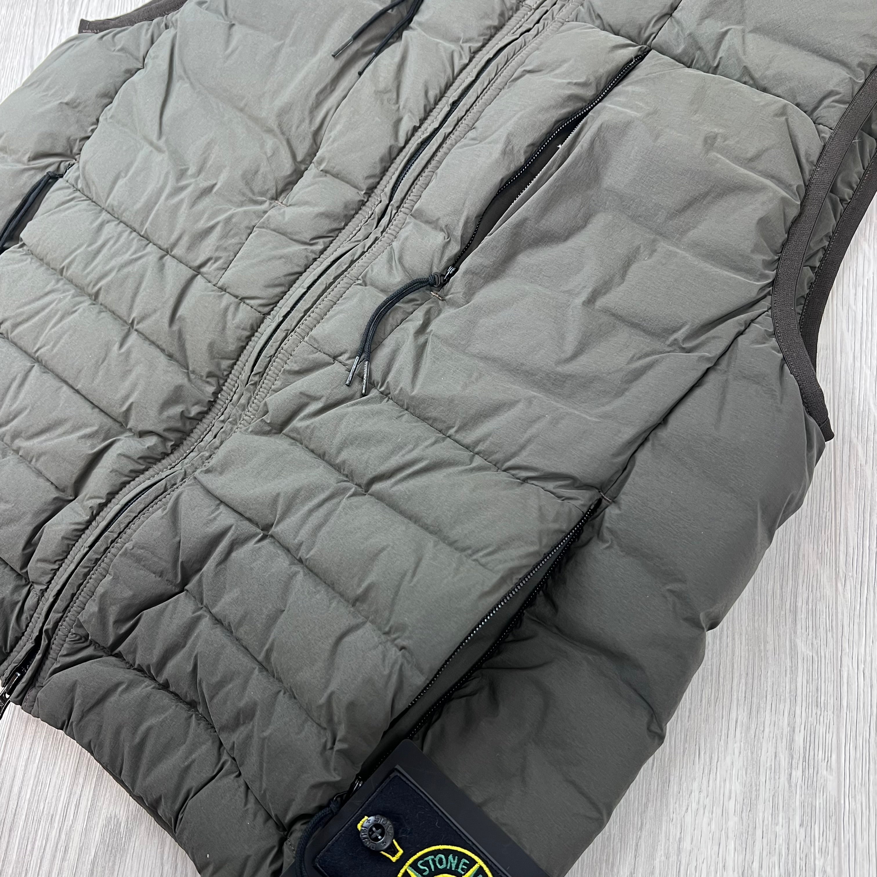 Stone Island Seamless Down Gilet - Coal Grey