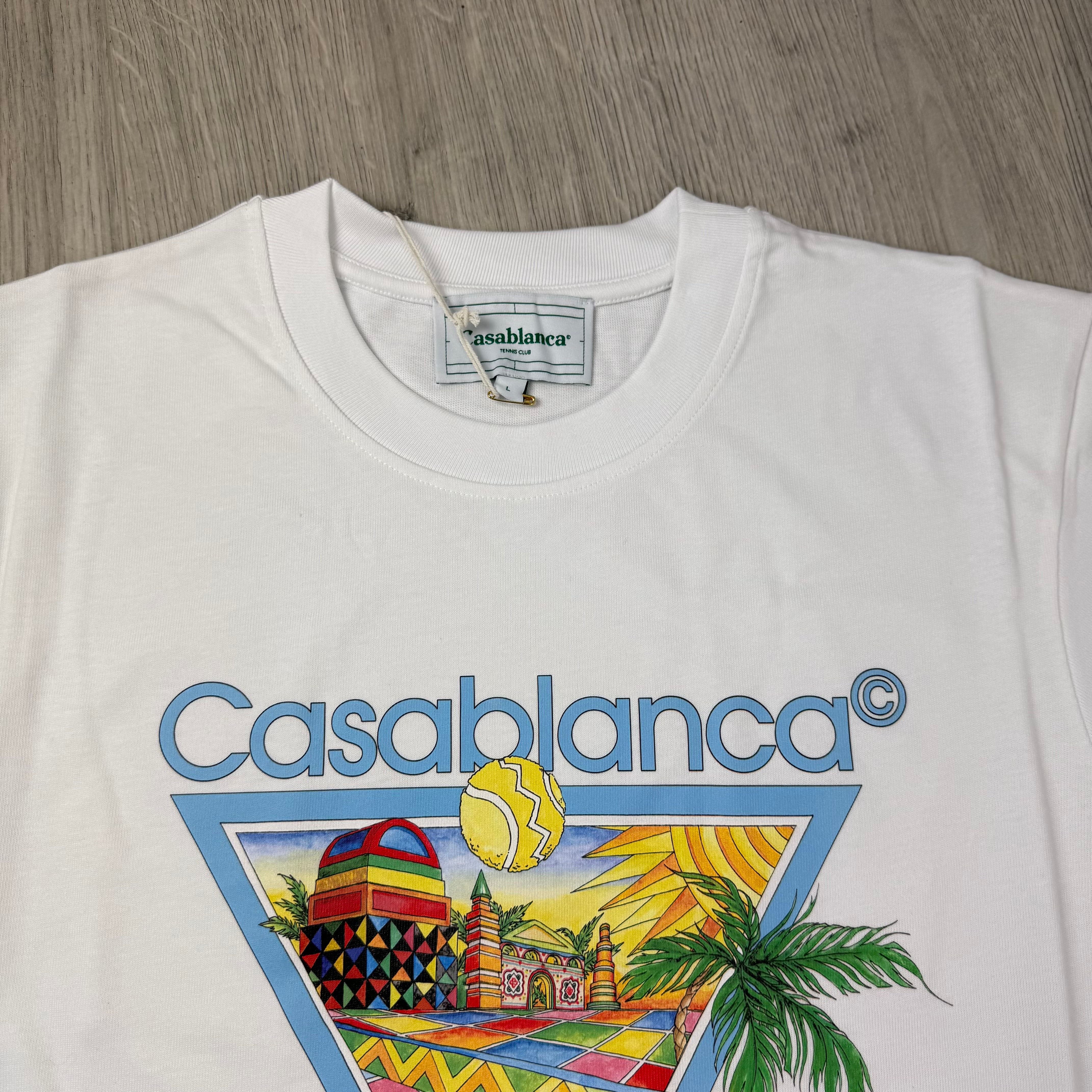 Casablanca 'Tennis Club' Set - Pale Blue