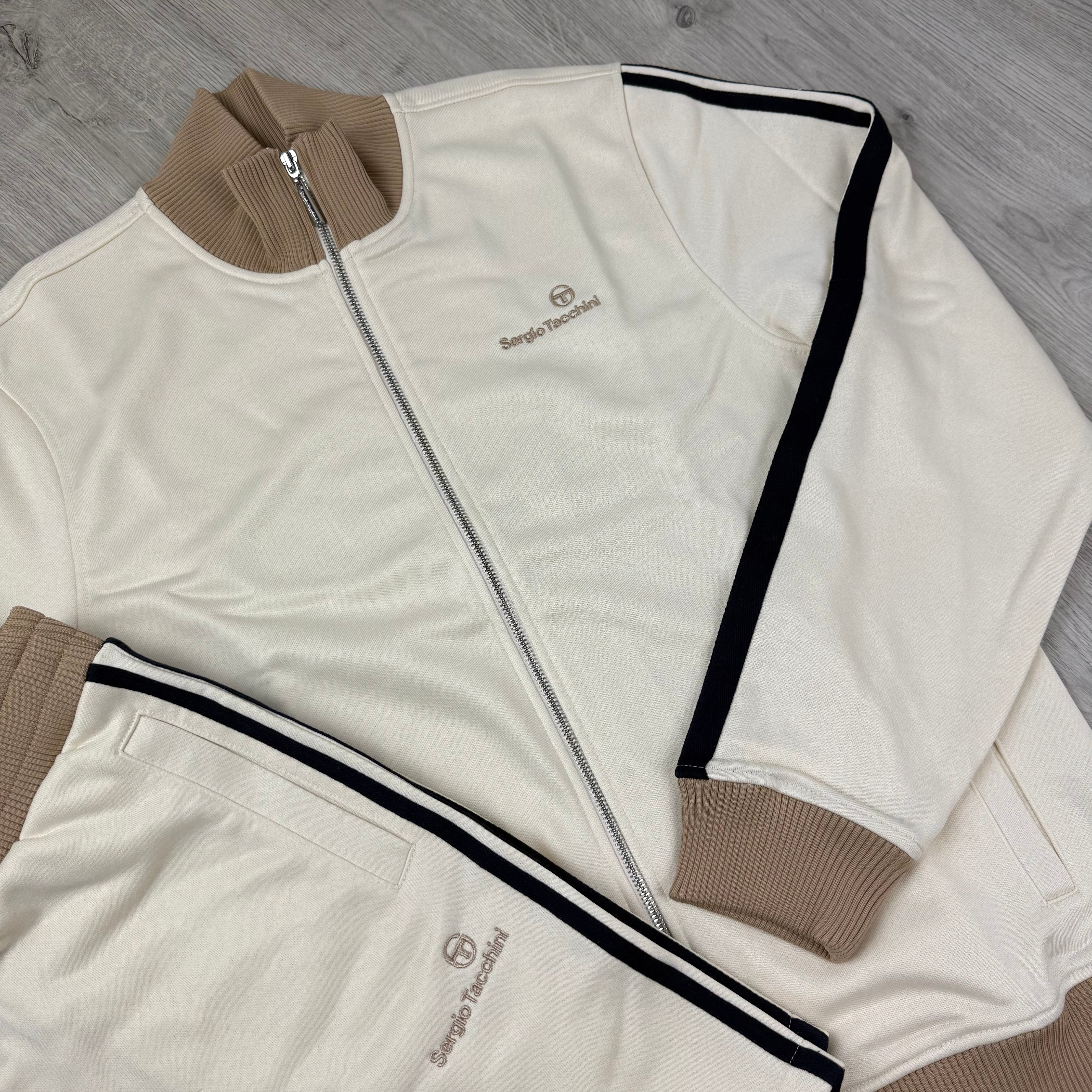 Sergio Tacchini 'Adriano' Tracksuit - Pearled Ivory