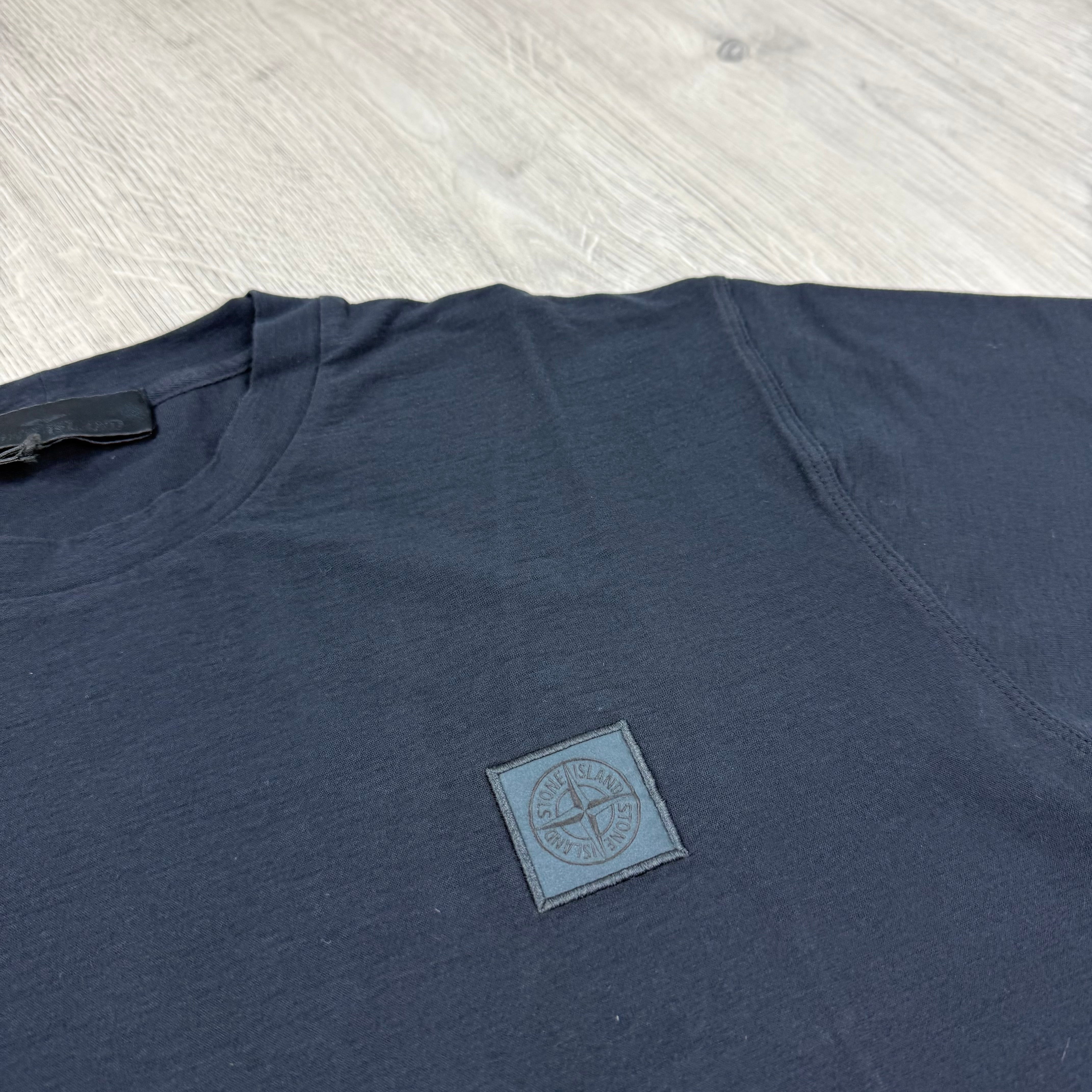 Stone Island Ghost Patch T-Shirt - Navy