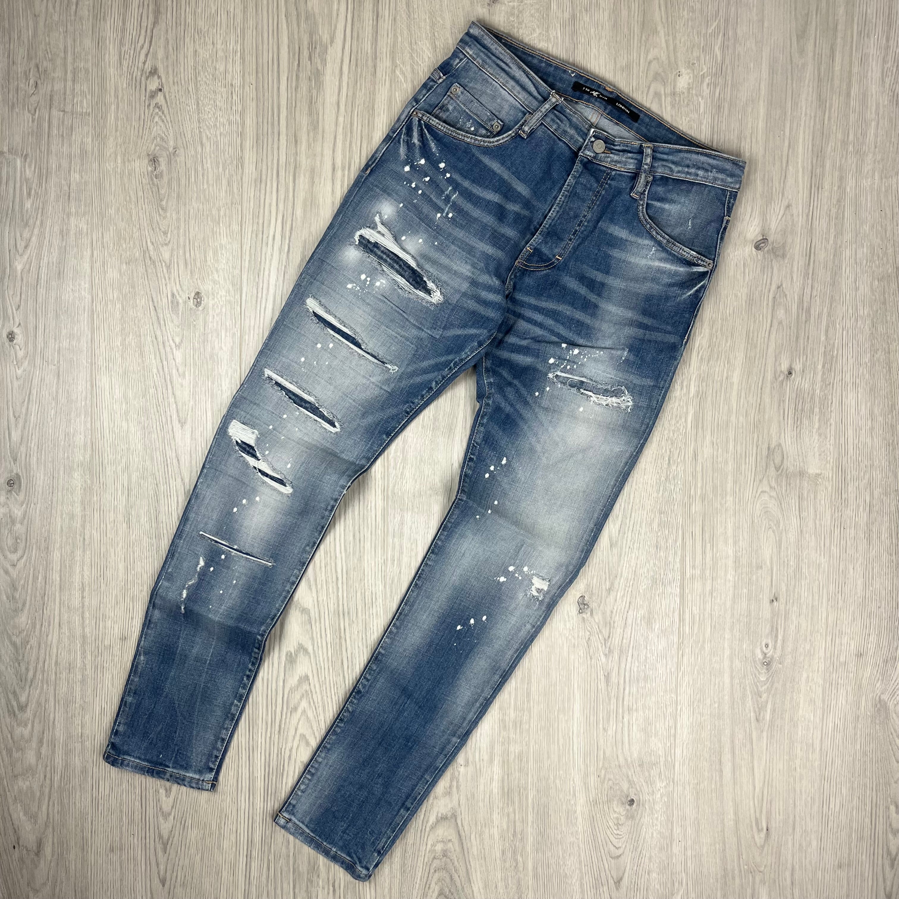 7TH HVN Slim Jeans - Blue