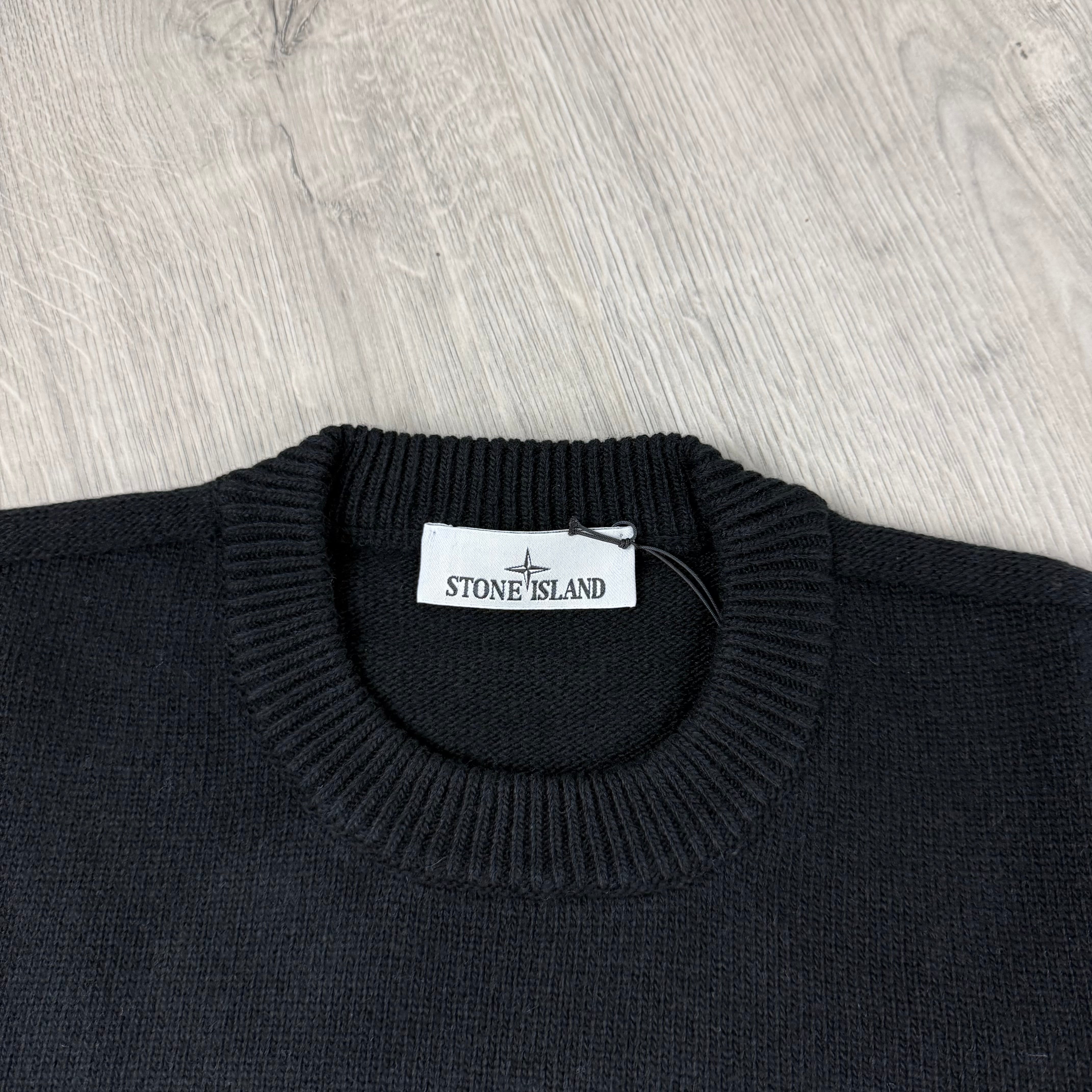 Stone Island Knit Sweatshirt - Black