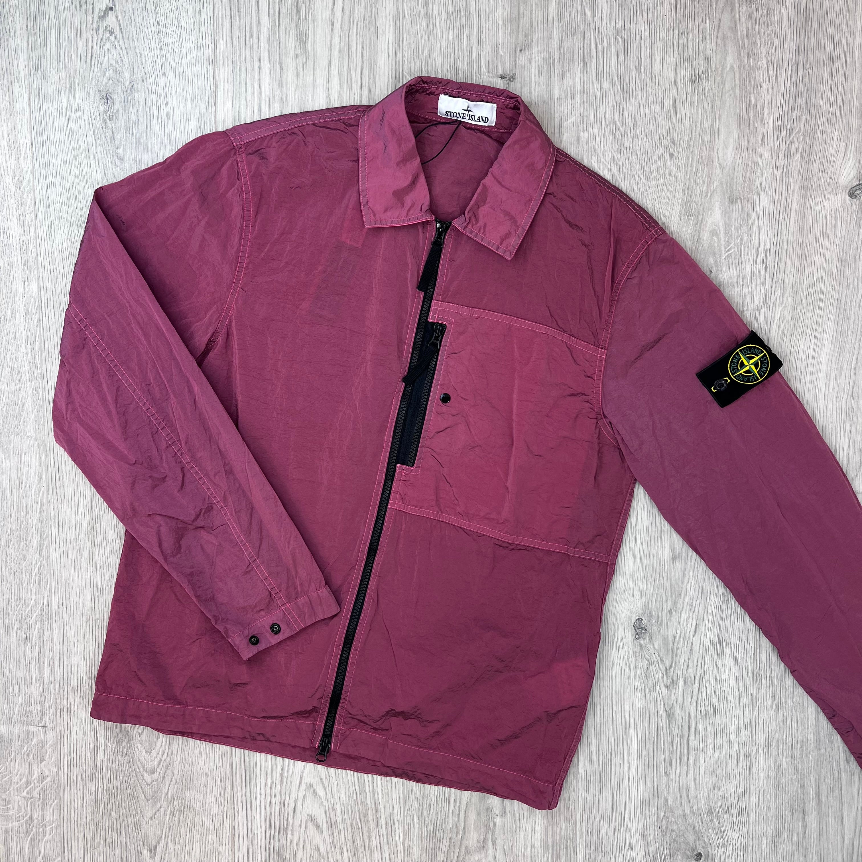 Stone Island Metal Overshirt - Geranium