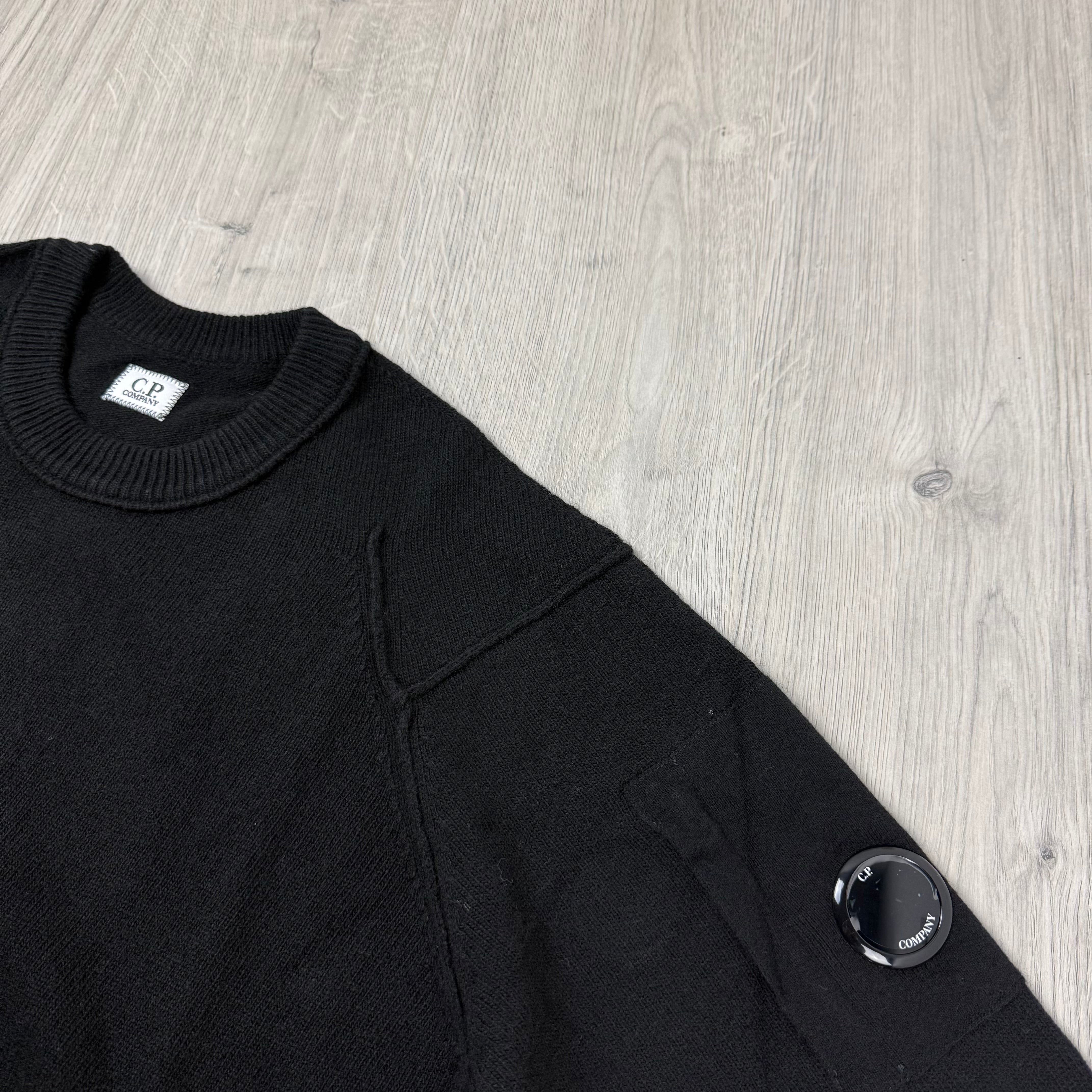 CP Company Knit Sweatshirt - Black