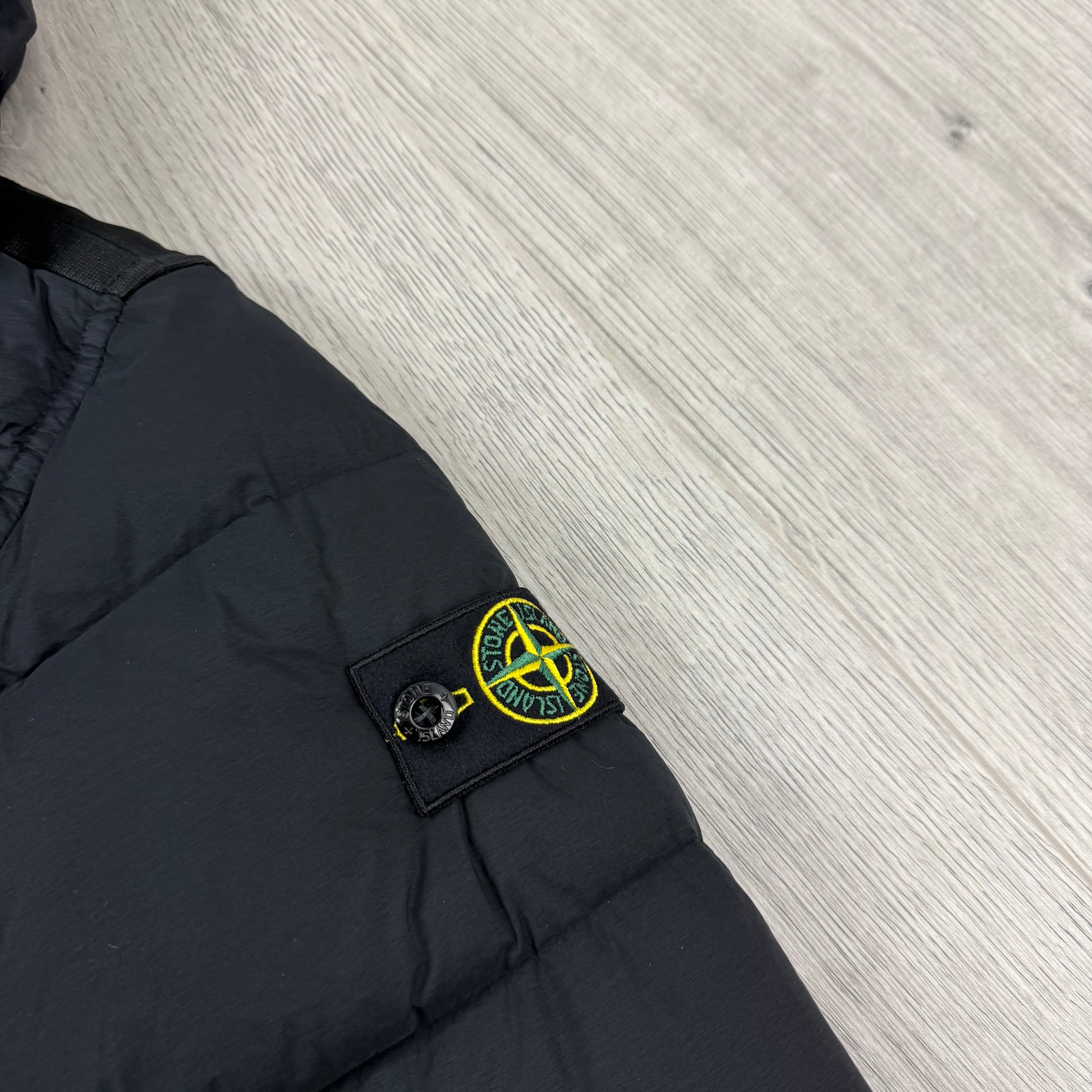 Stone Island Junior Down Jacket - Black