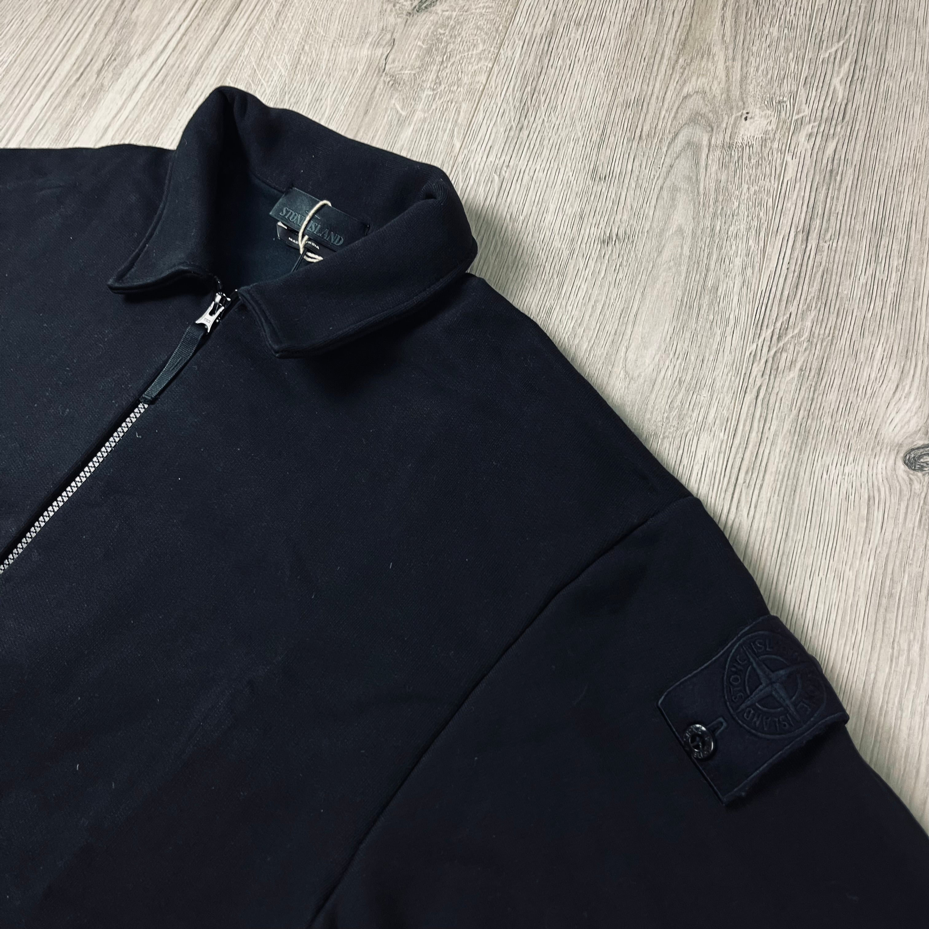Stone Island Ghost Zip Fleece - Black
