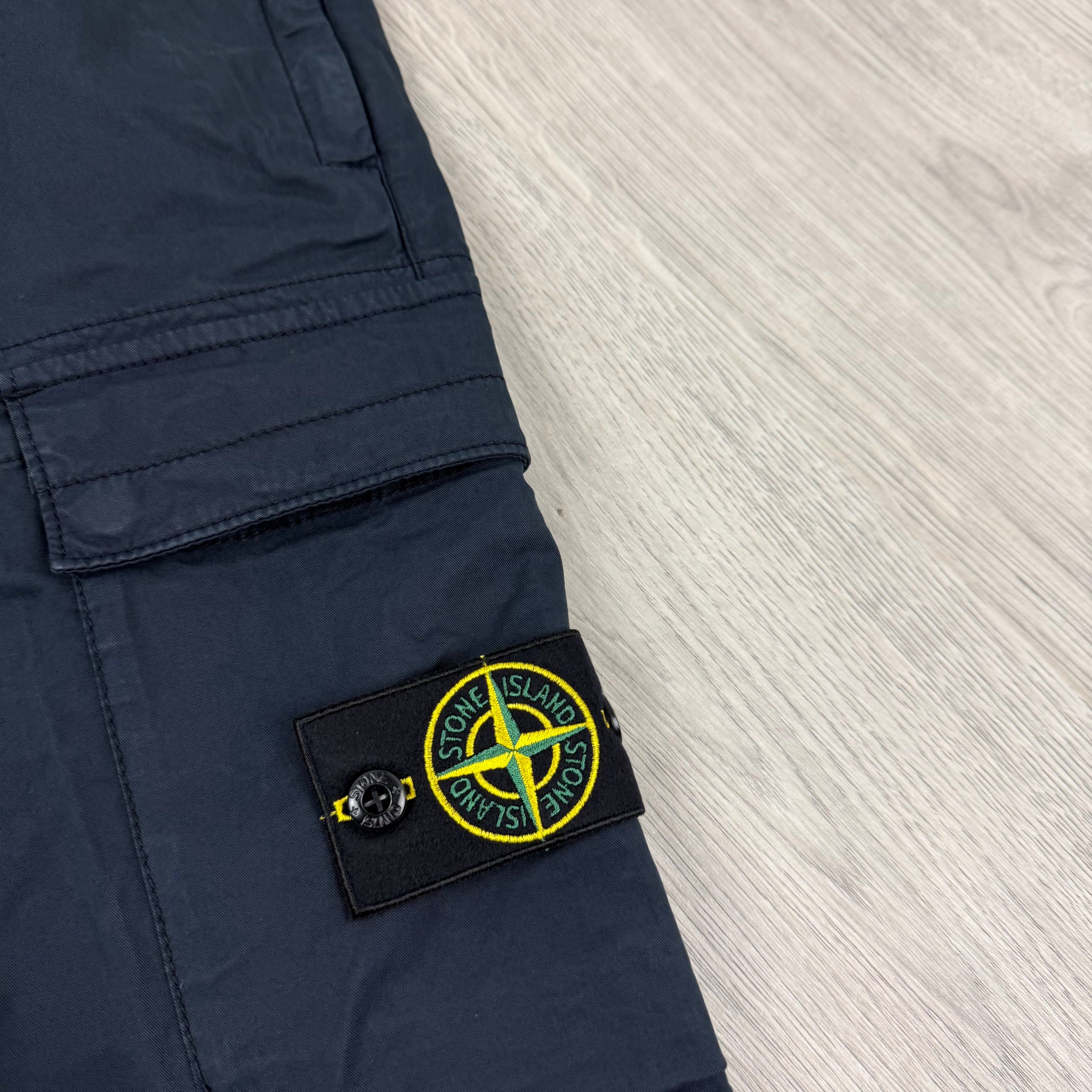Stone Island Cargo Trousers - Navy