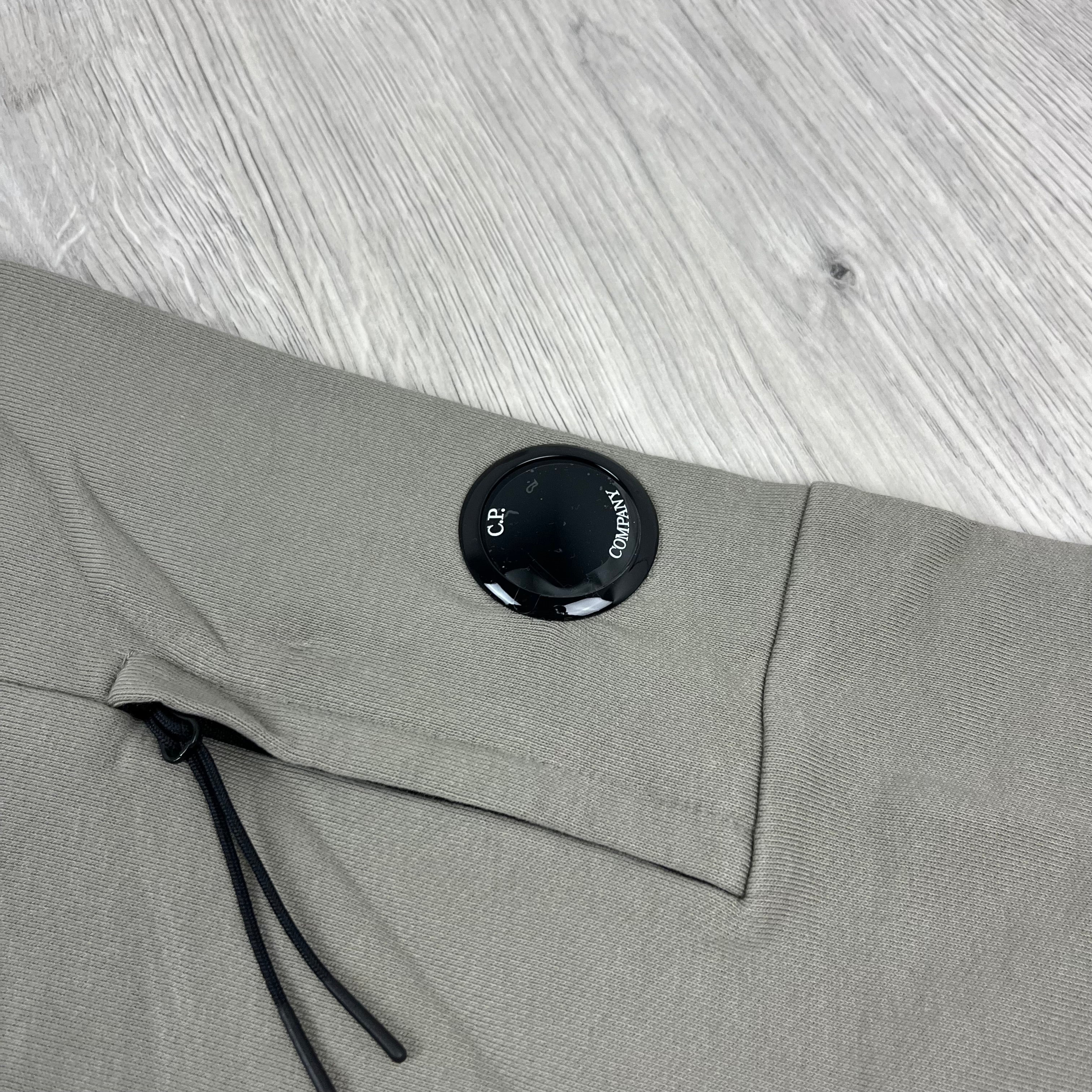 CP Company Raised Fleece Hoodie - Fallen Rock