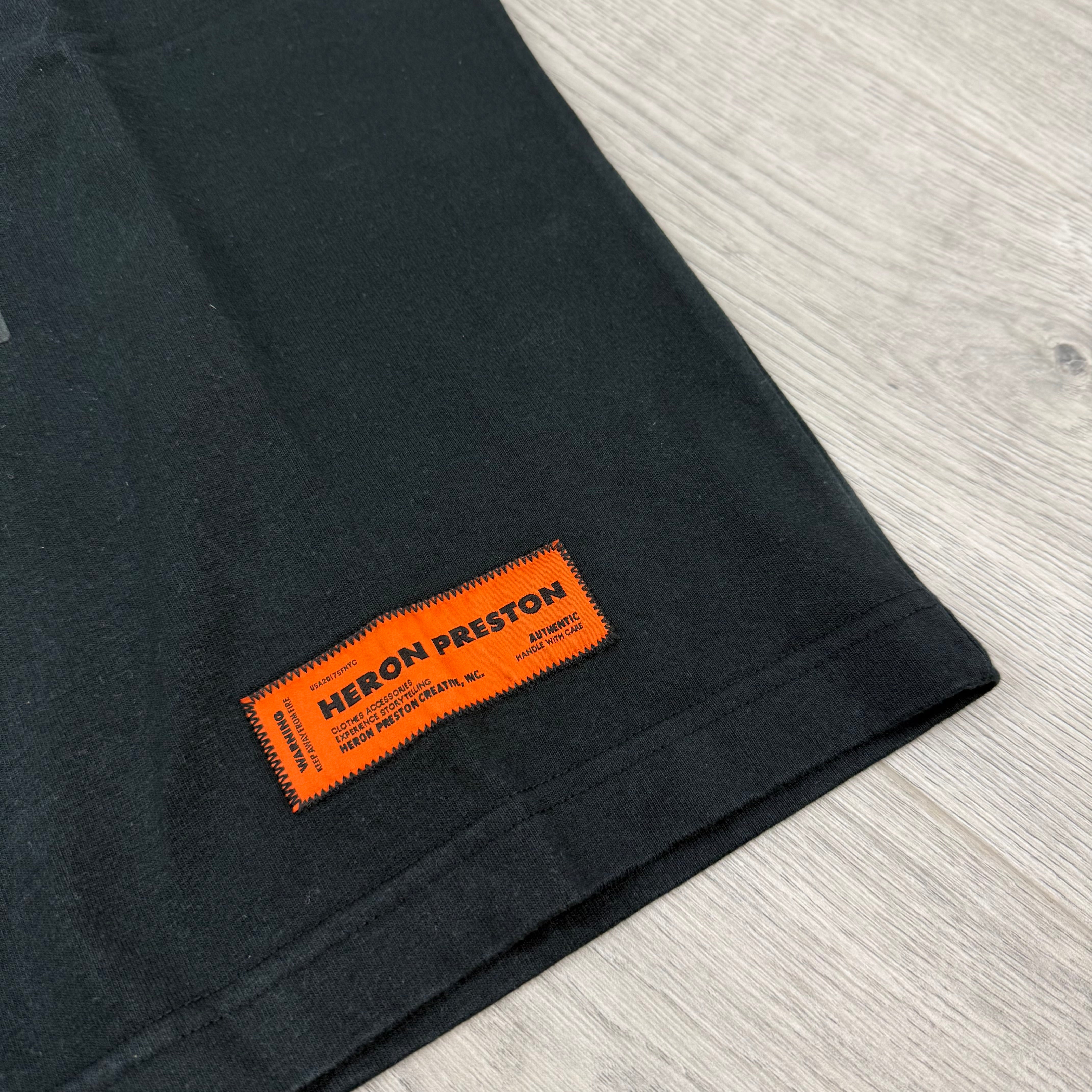Heron Preston Oversized Funnel T-Shirt - Black
