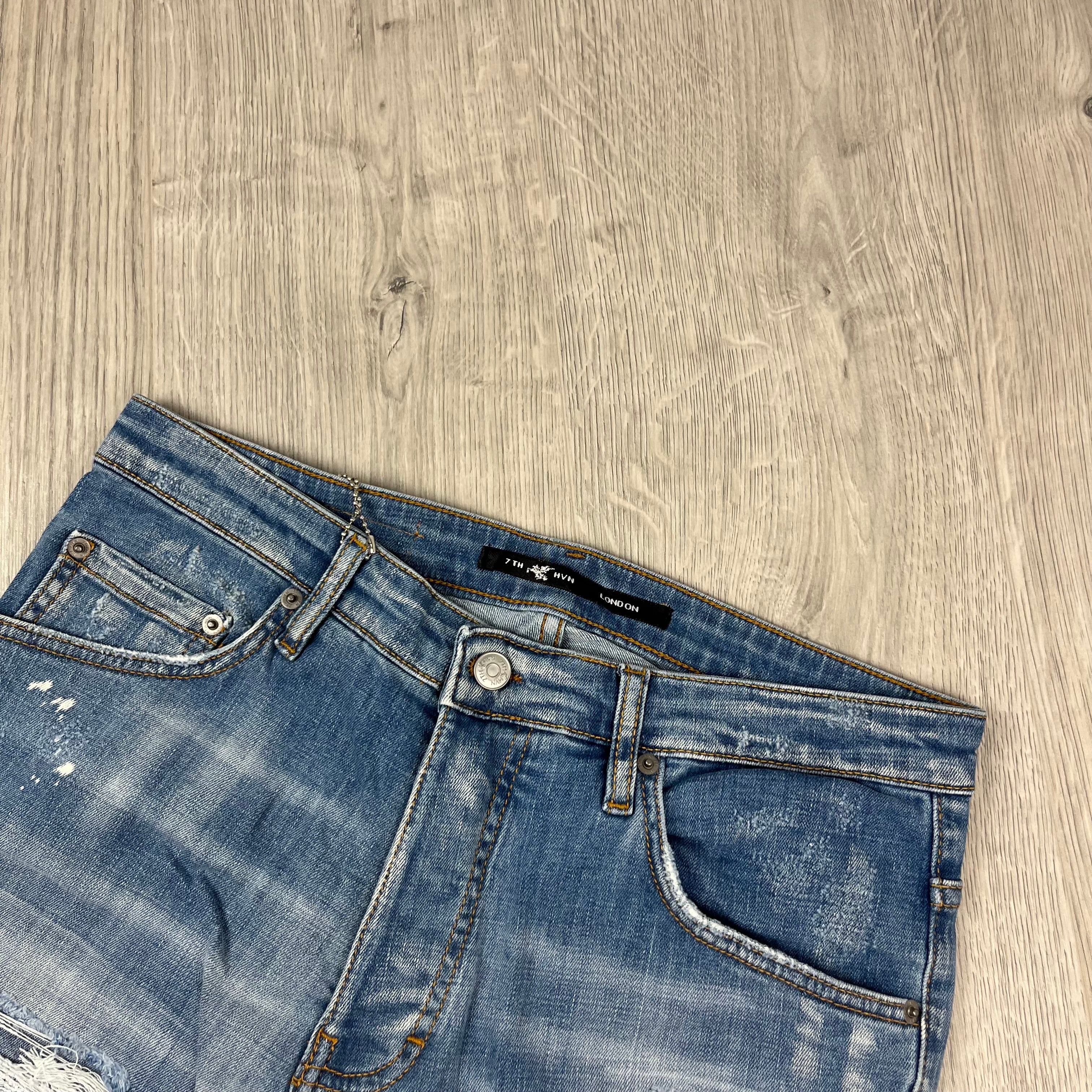 7TH HVN Slim Jeans - Blue
