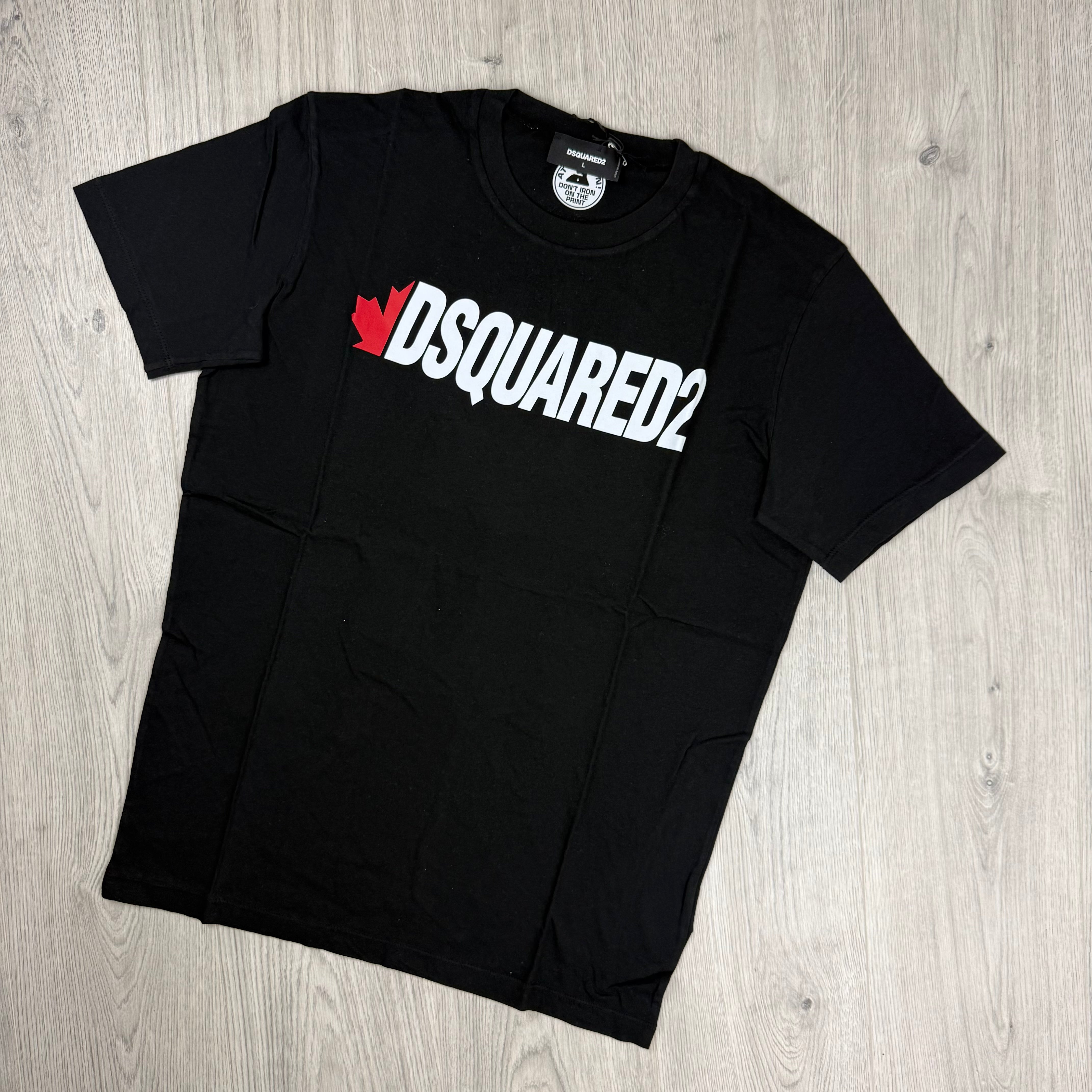 DSQUARED2 Printed T-Shirt - Black