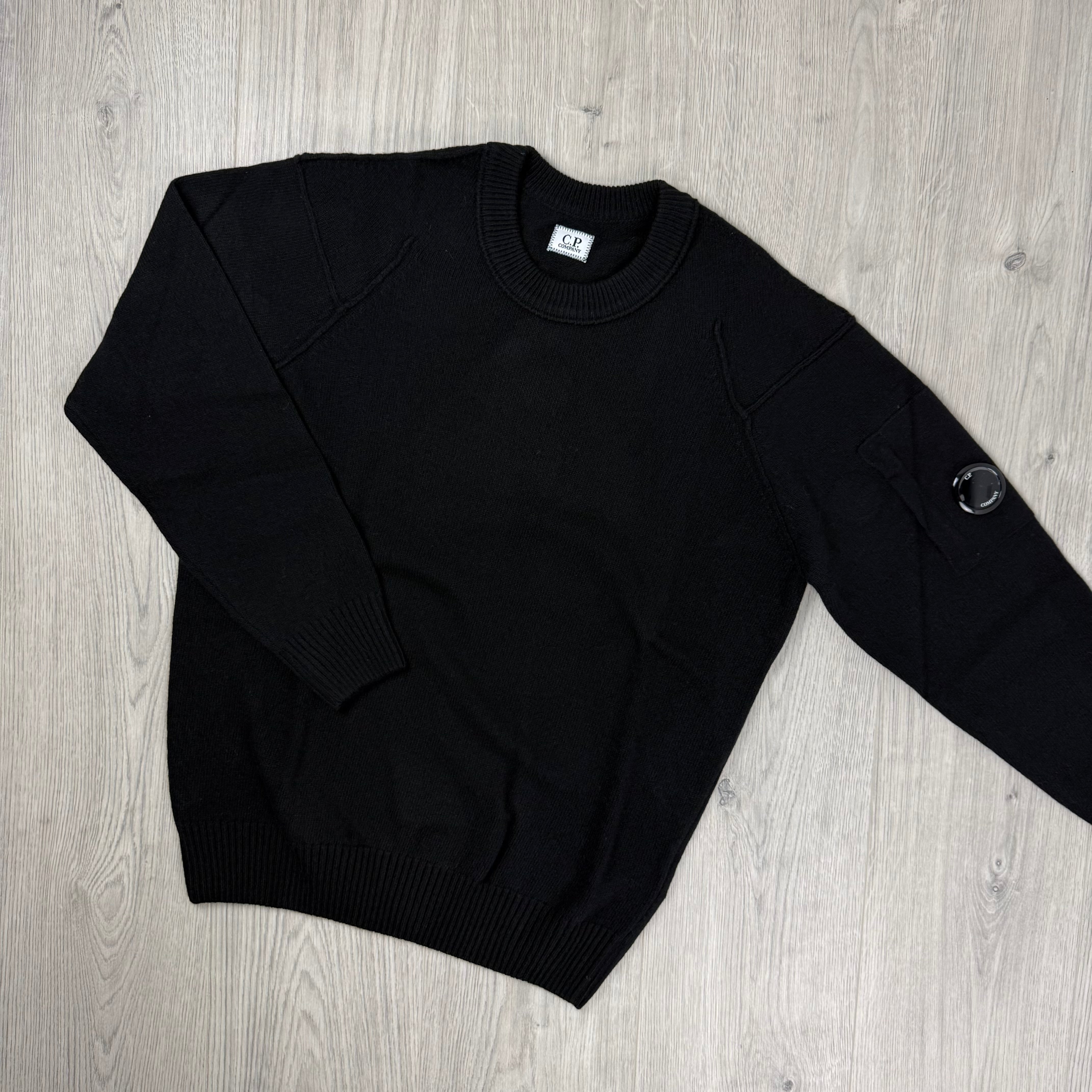 CP Company Knit Sweatshirt - Black