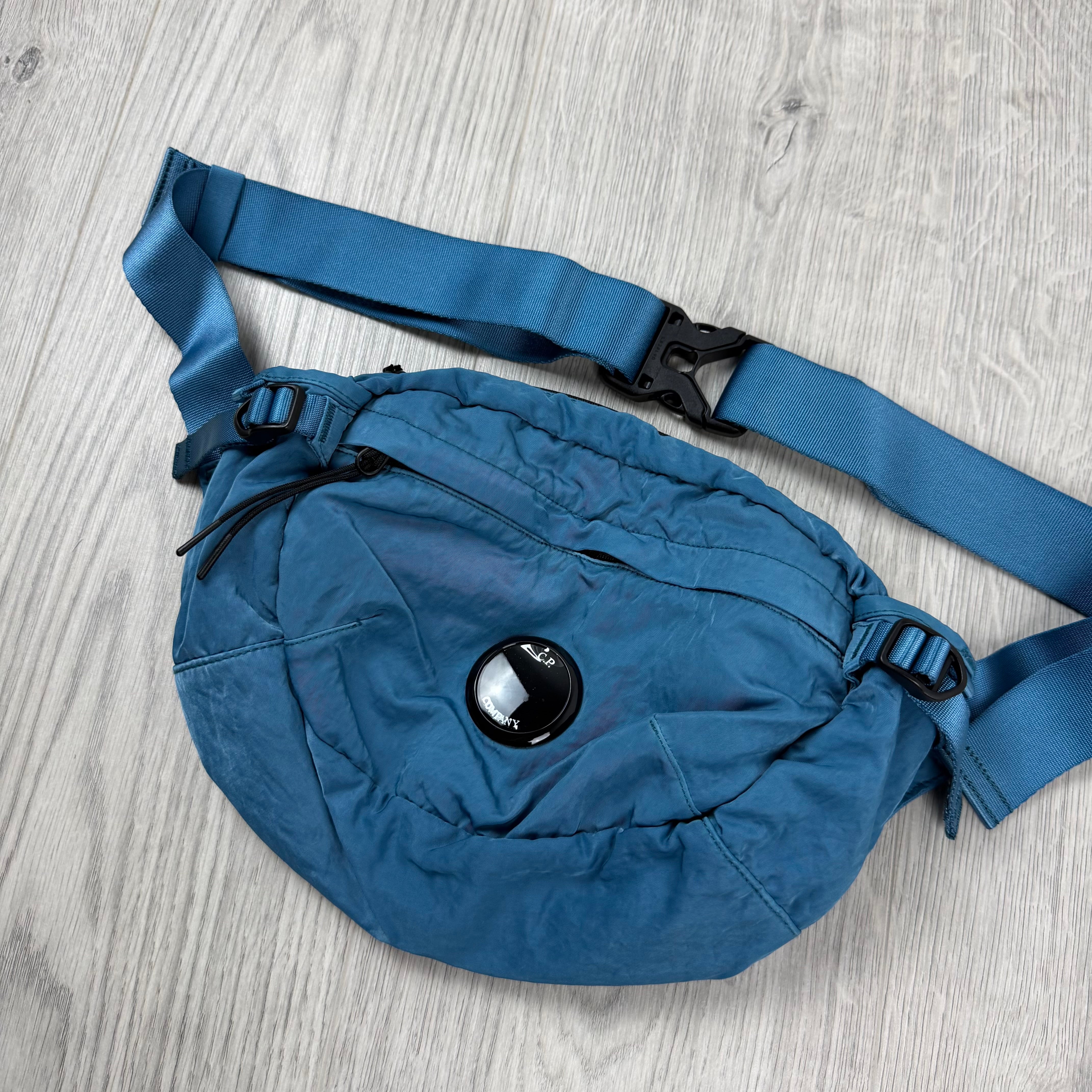 CP Company Zip Chrome Bag - Aegean Blue