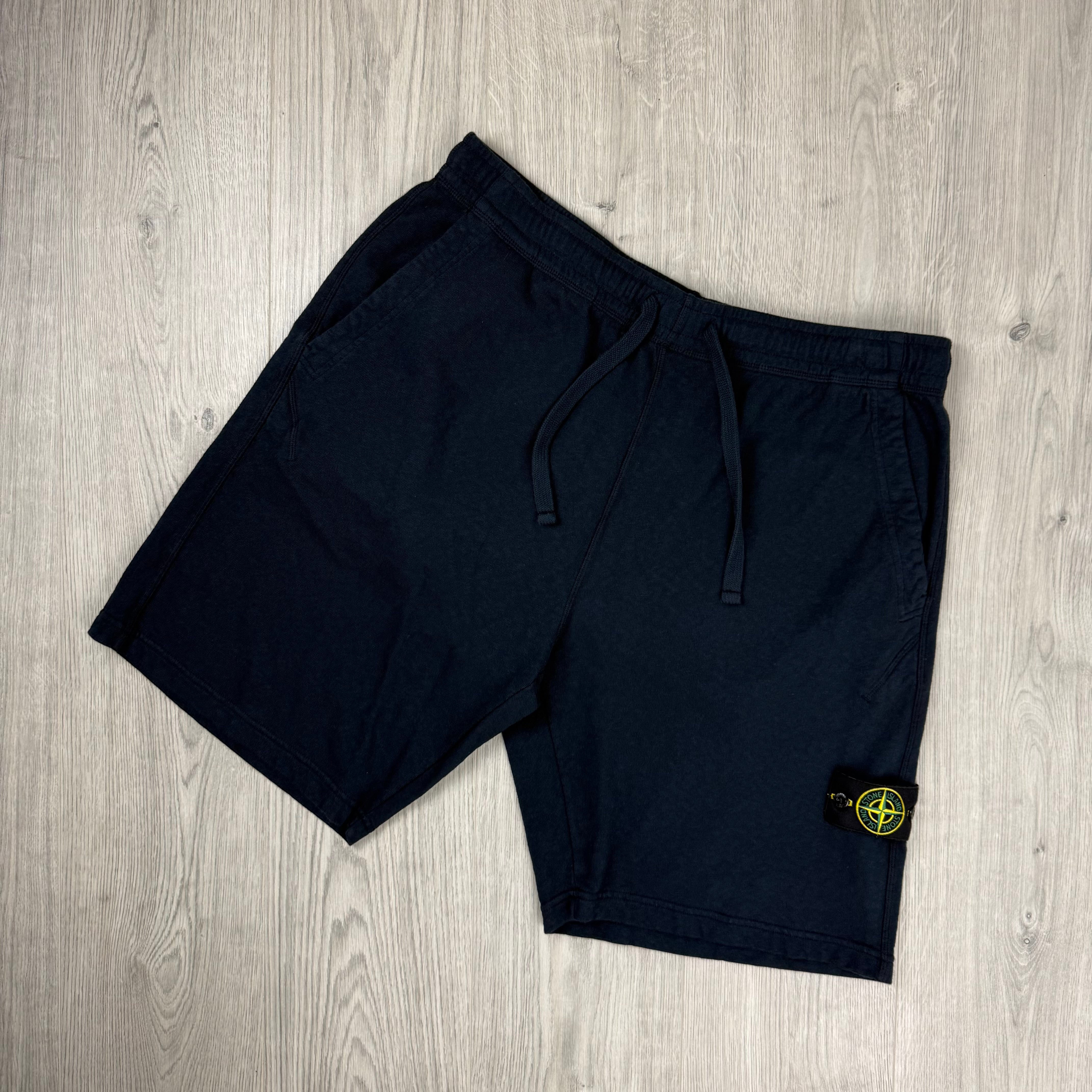 Stone Island Jersey Shorts - Navy