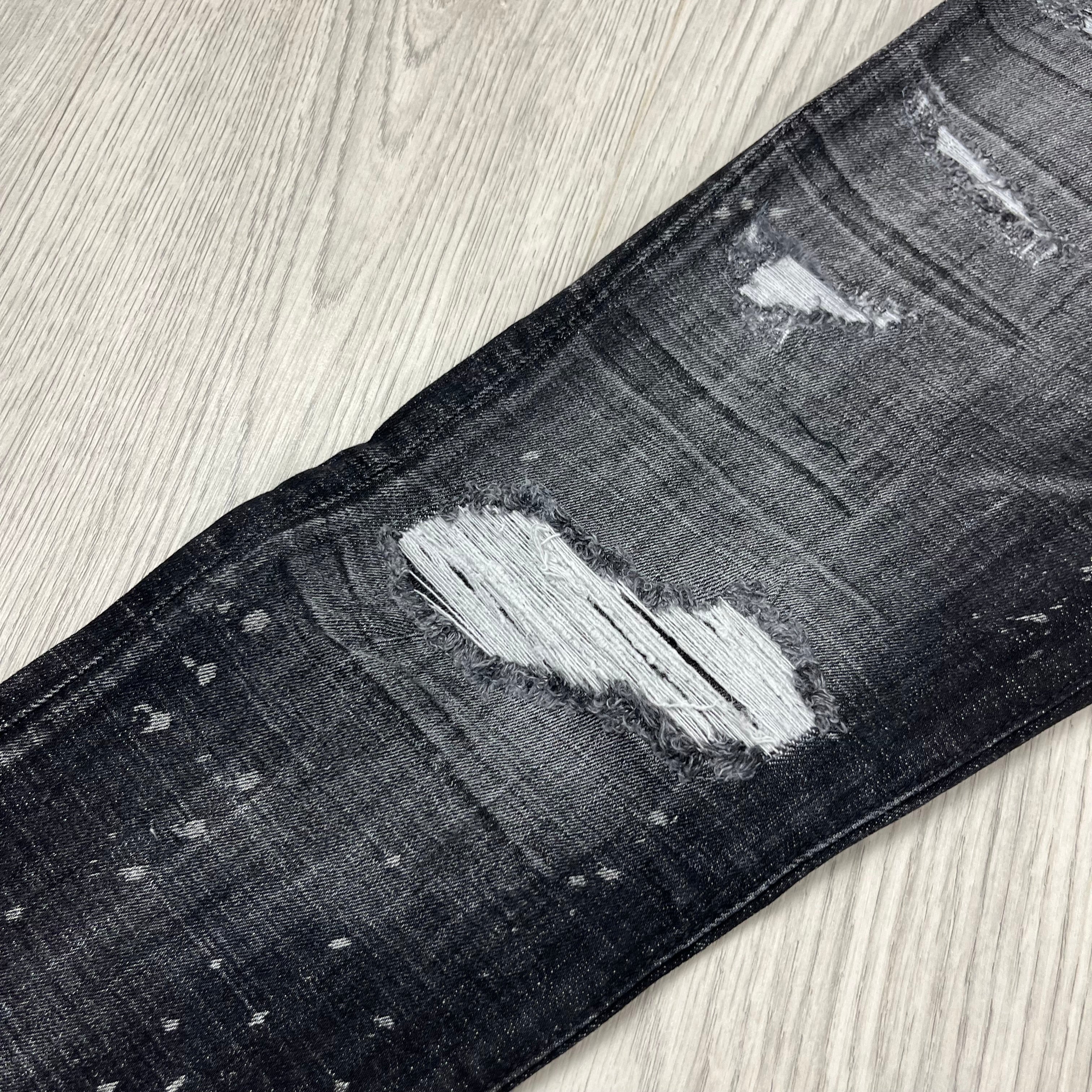 7TH HVN Slim Jeans - Black