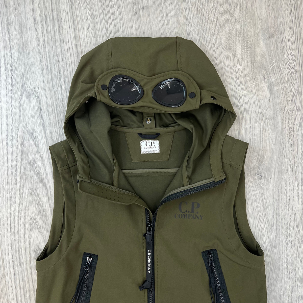 CP Company Junior Shell-R Gilet - Ivy Green