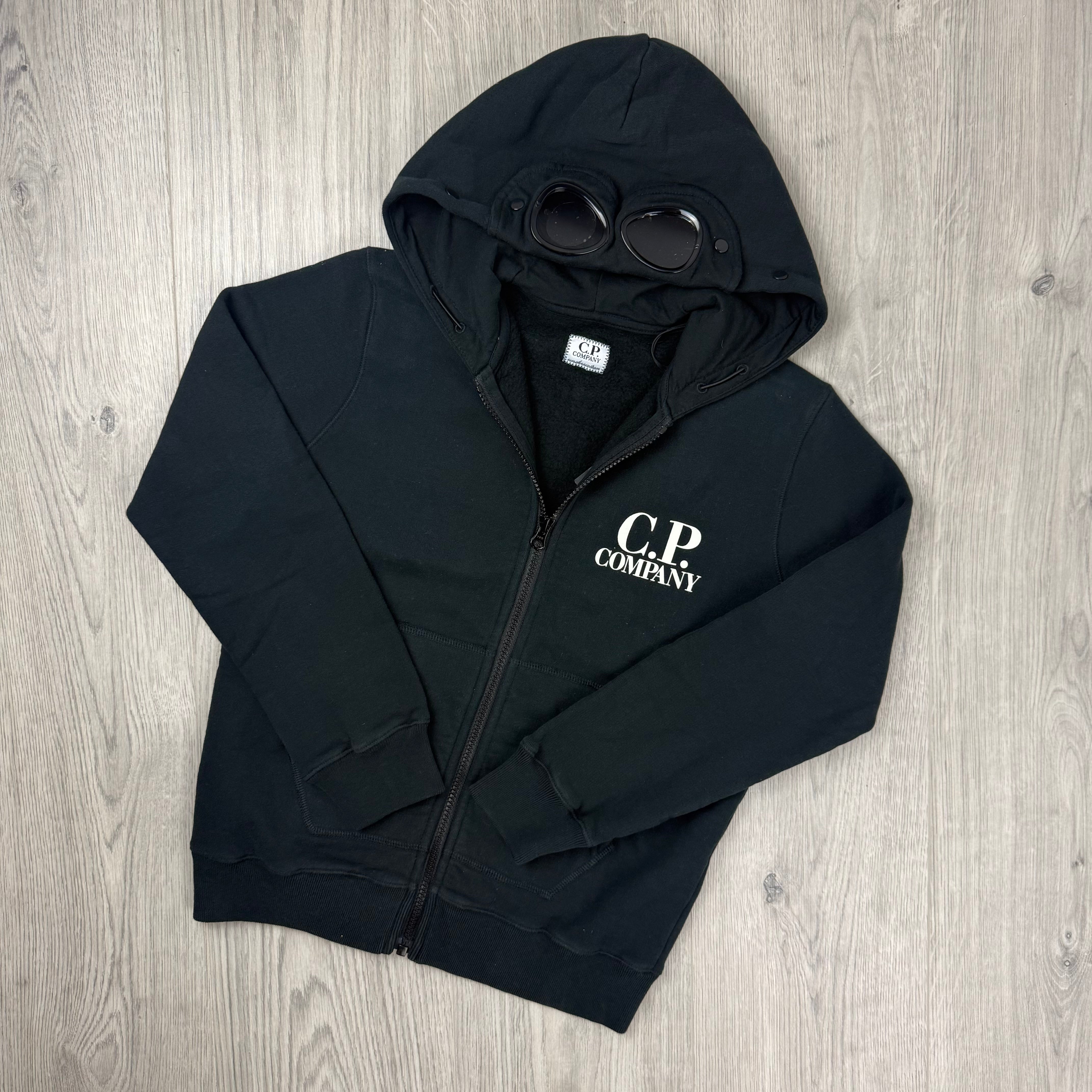 CP Company Junior Goggle Hoodie - Black
