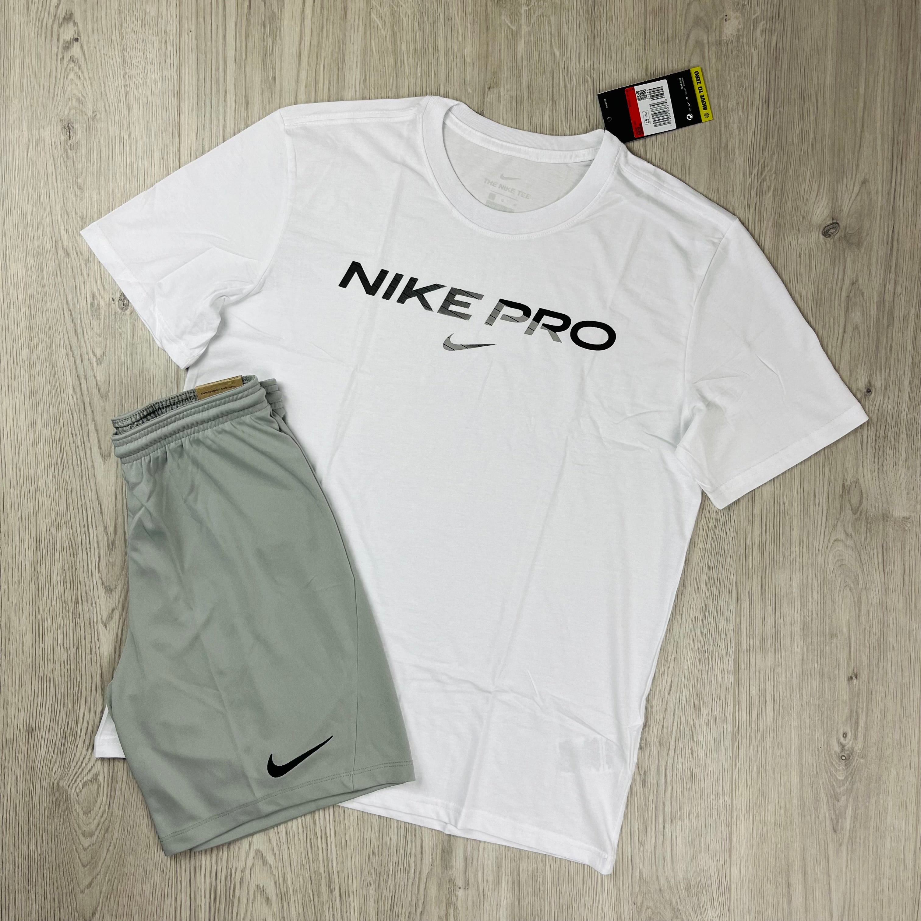 Nike Dri-Fit Pro Set - White/Grey