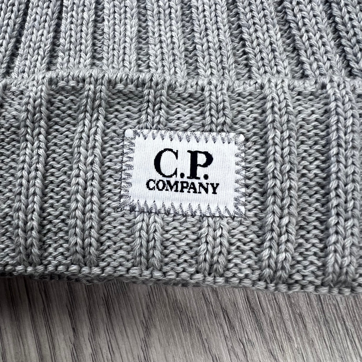 CP Company Patch Beanie - Moon Melange