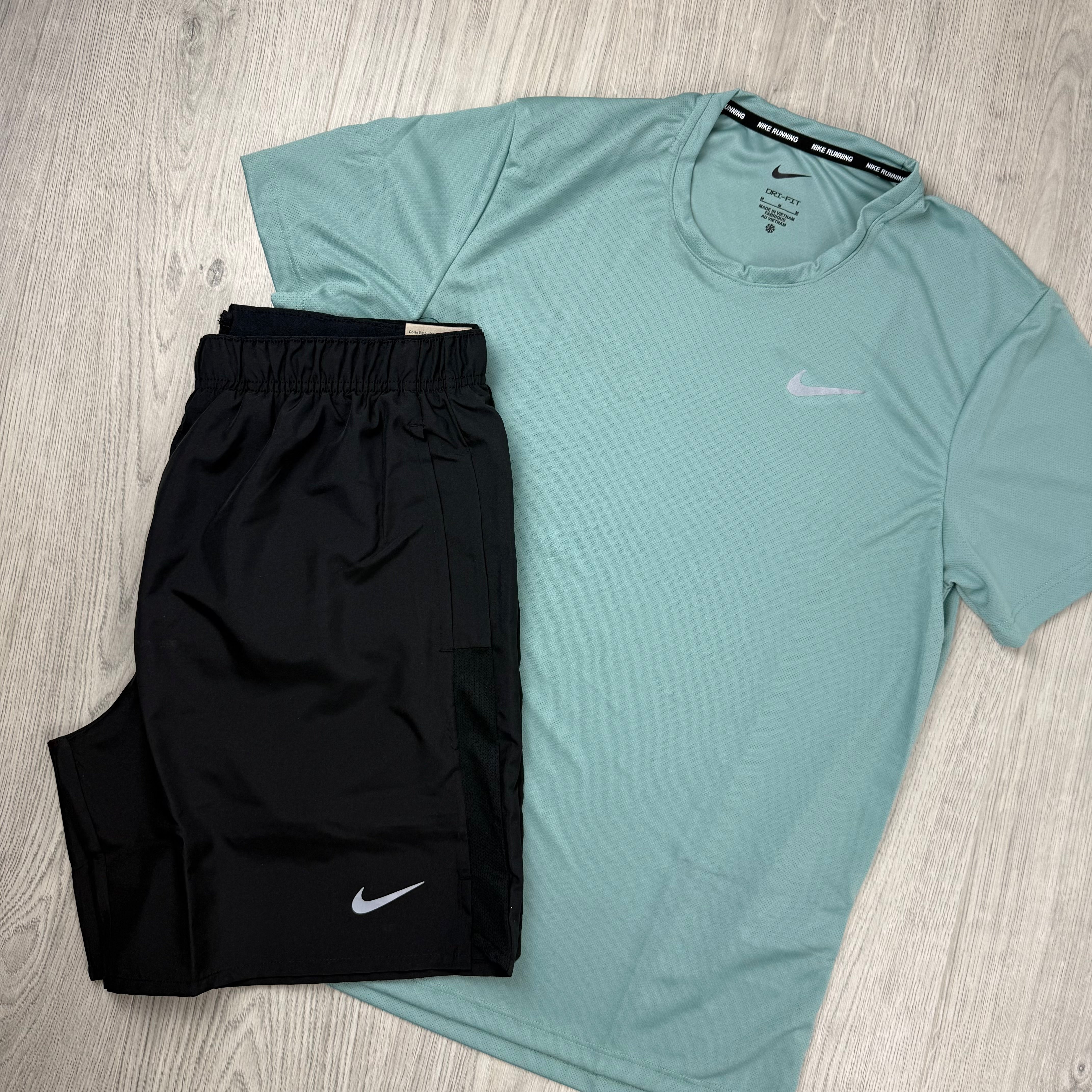 Nike 'Miler' Set - Cannon/Black