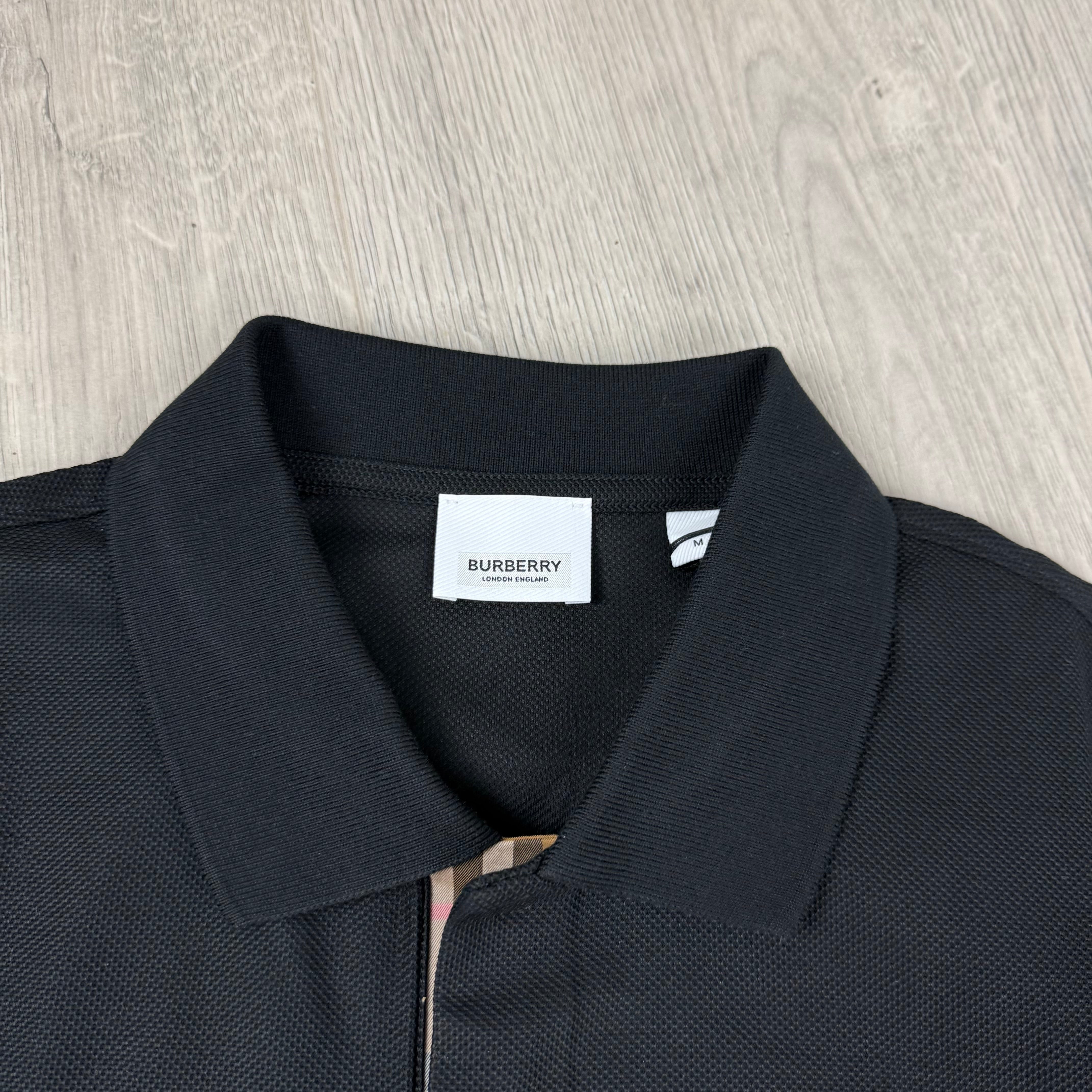 Burberry 'Hartford' Polo Shirt - Black
