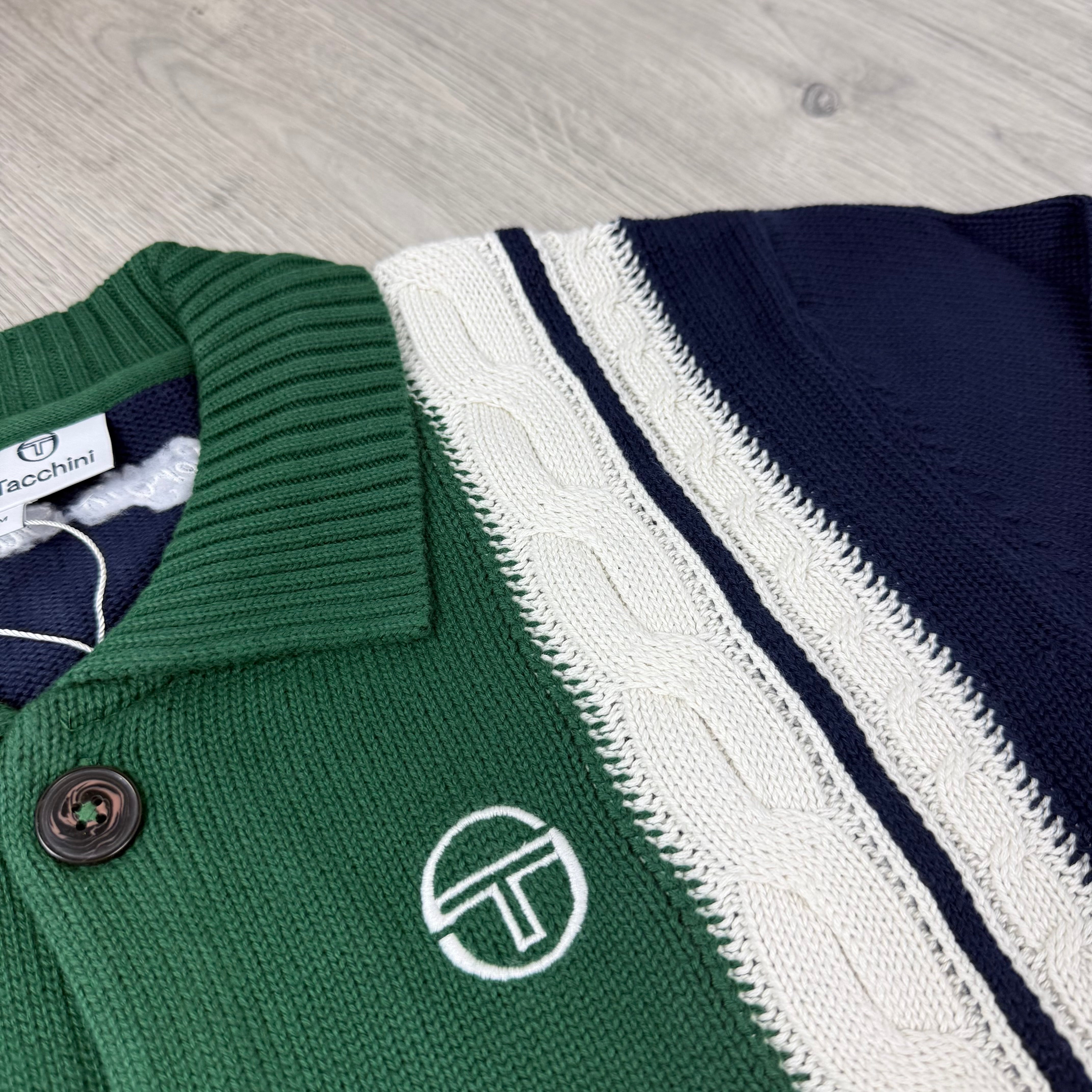 Sergio Tacchini 'Bruni' Knit Track Jacket - Maritime Blue