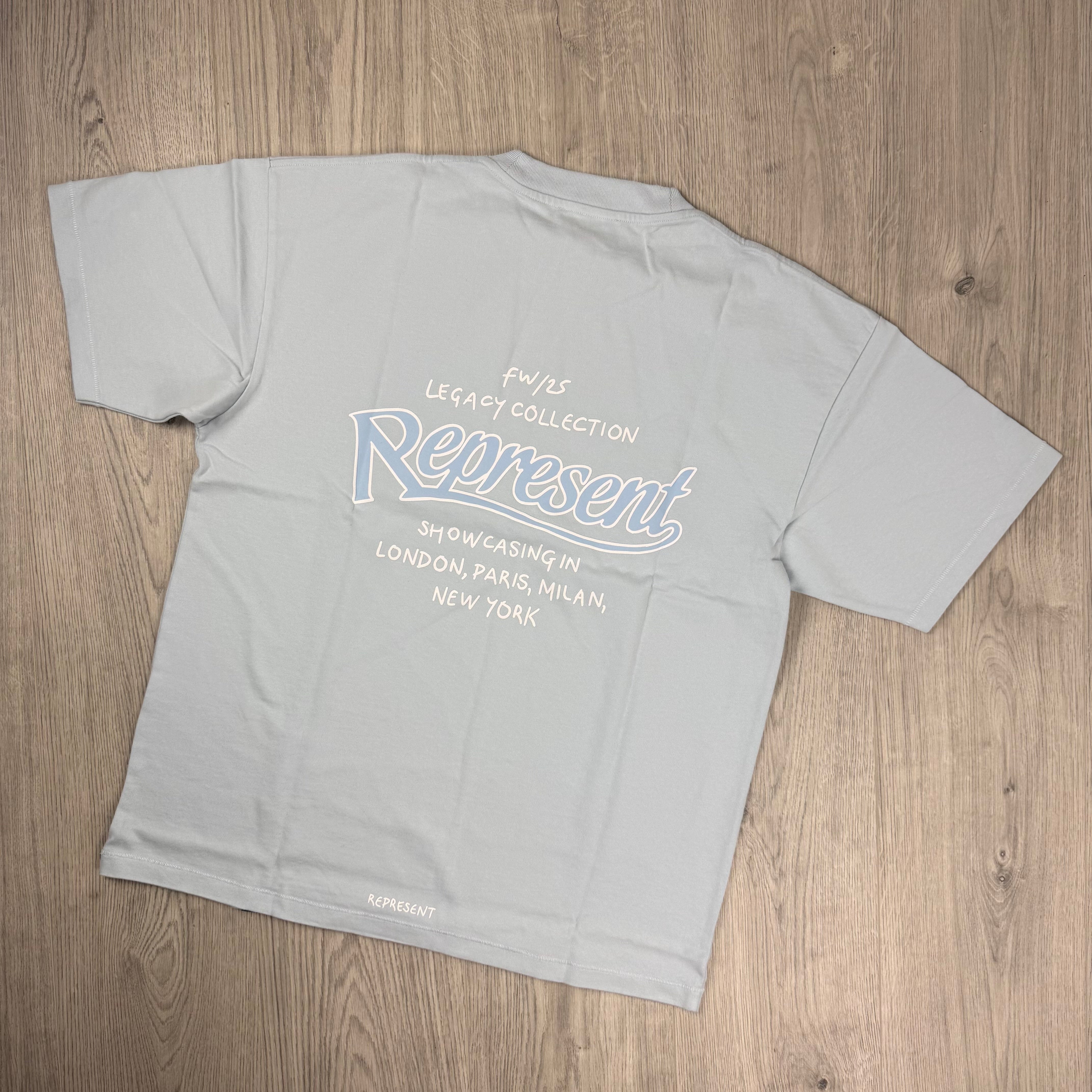 Represent 'Showcasing' T-Shirt - Cloud