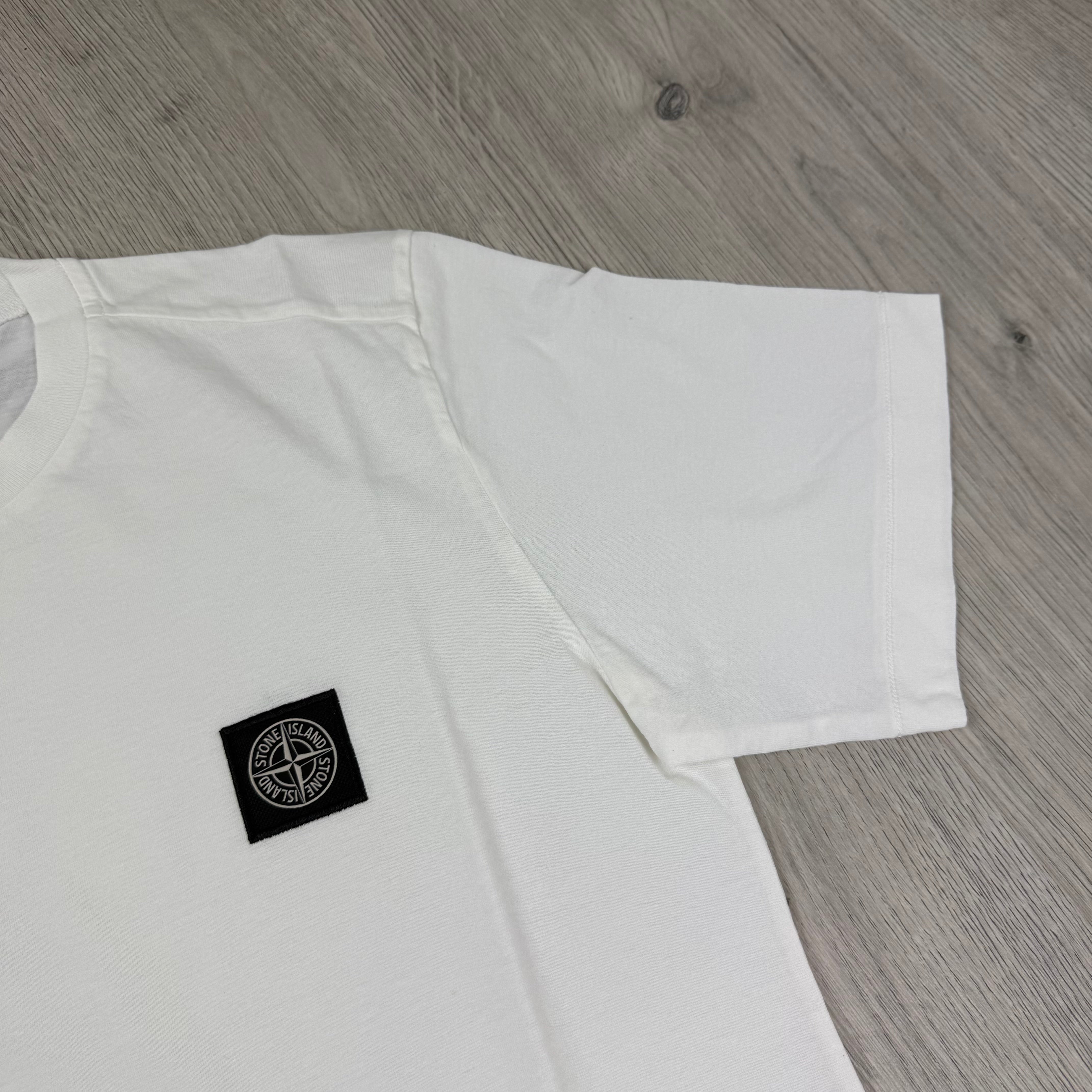 Stone Island Junior Patch T-Shirt - White