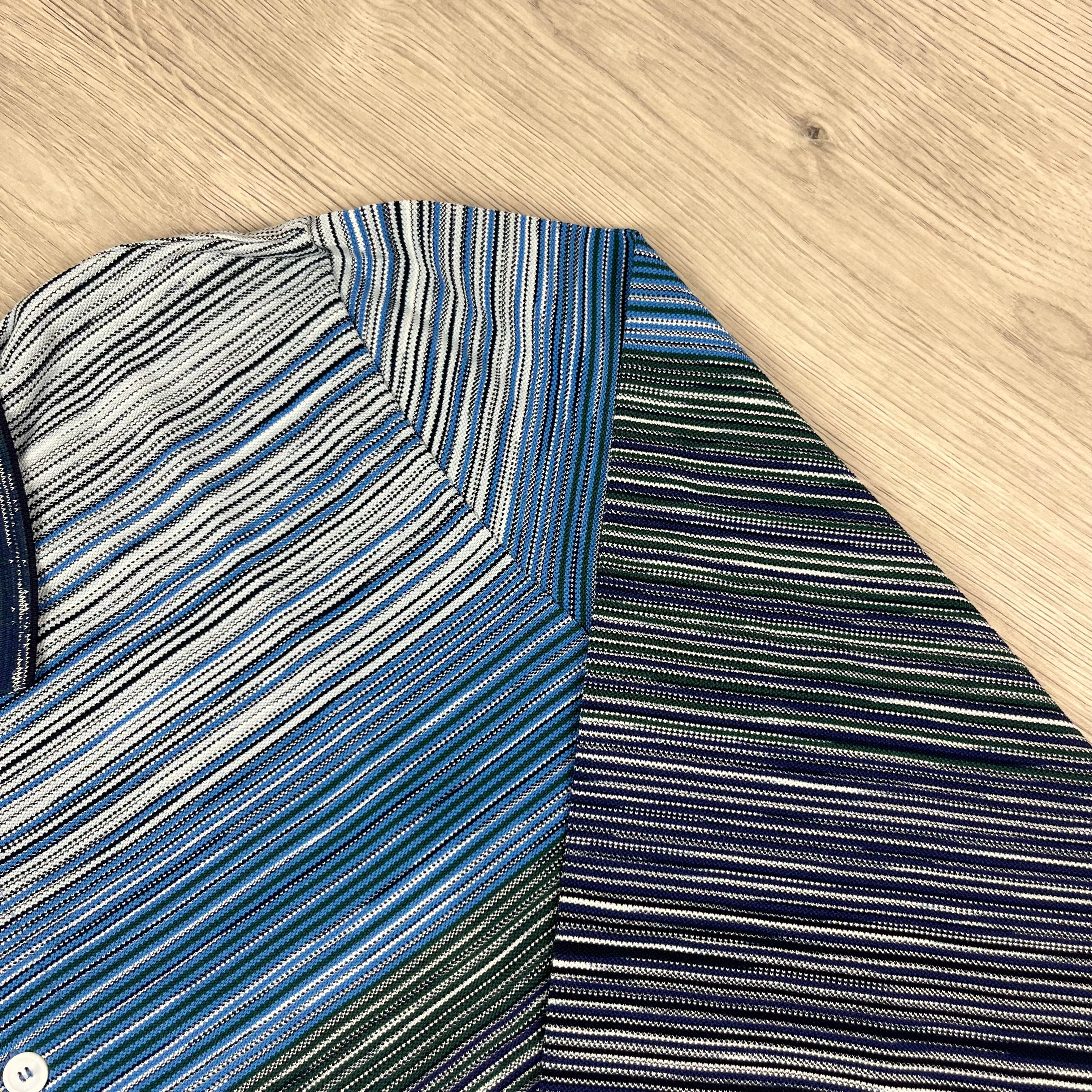 Missoni Space Dye Long Sleeve Polo Shirt - Multicolour