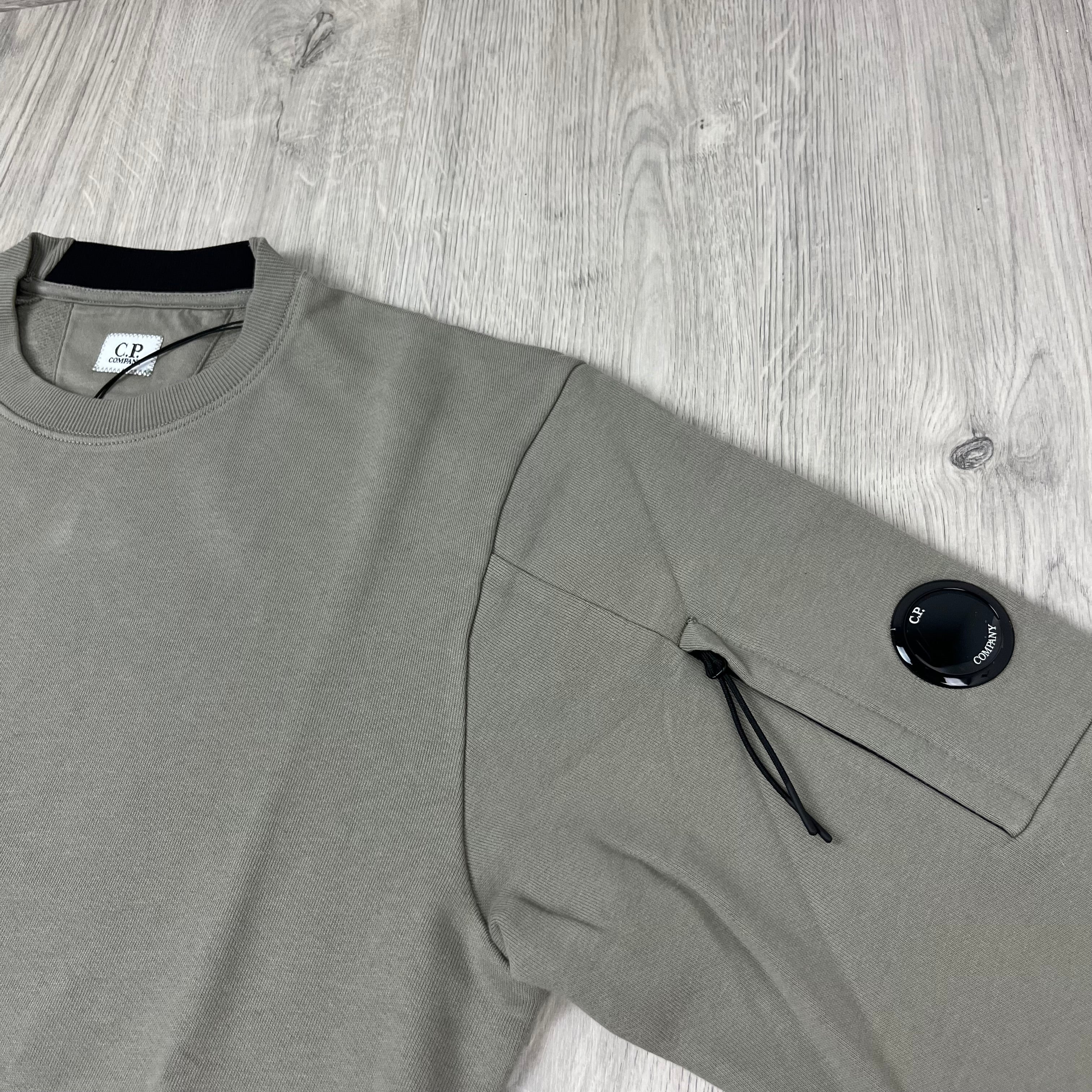 CP Company Raised Fleece Sweatshirt - Fallen Rock