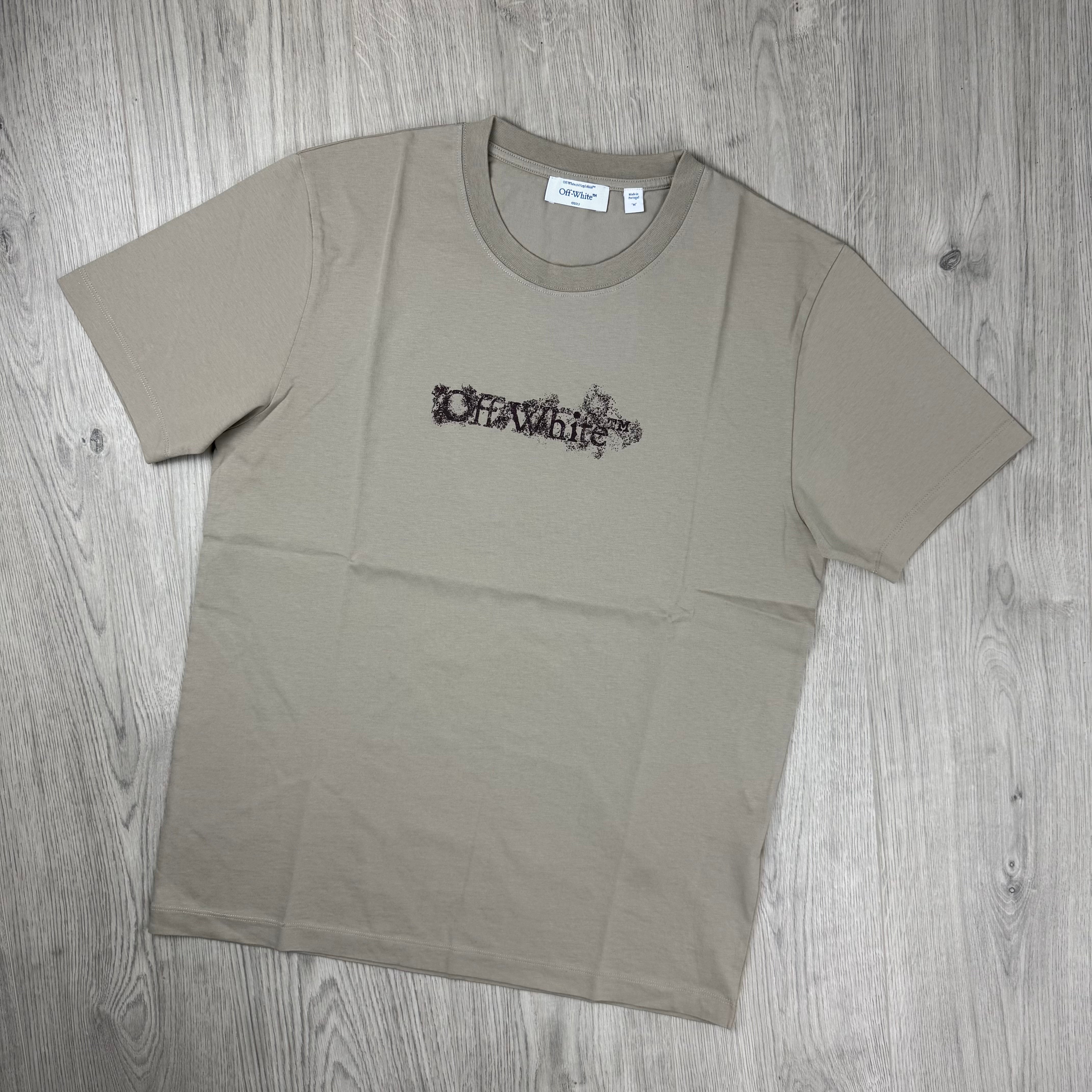 Off-White 'Heraldic Arrow' T-Shirt - Stone