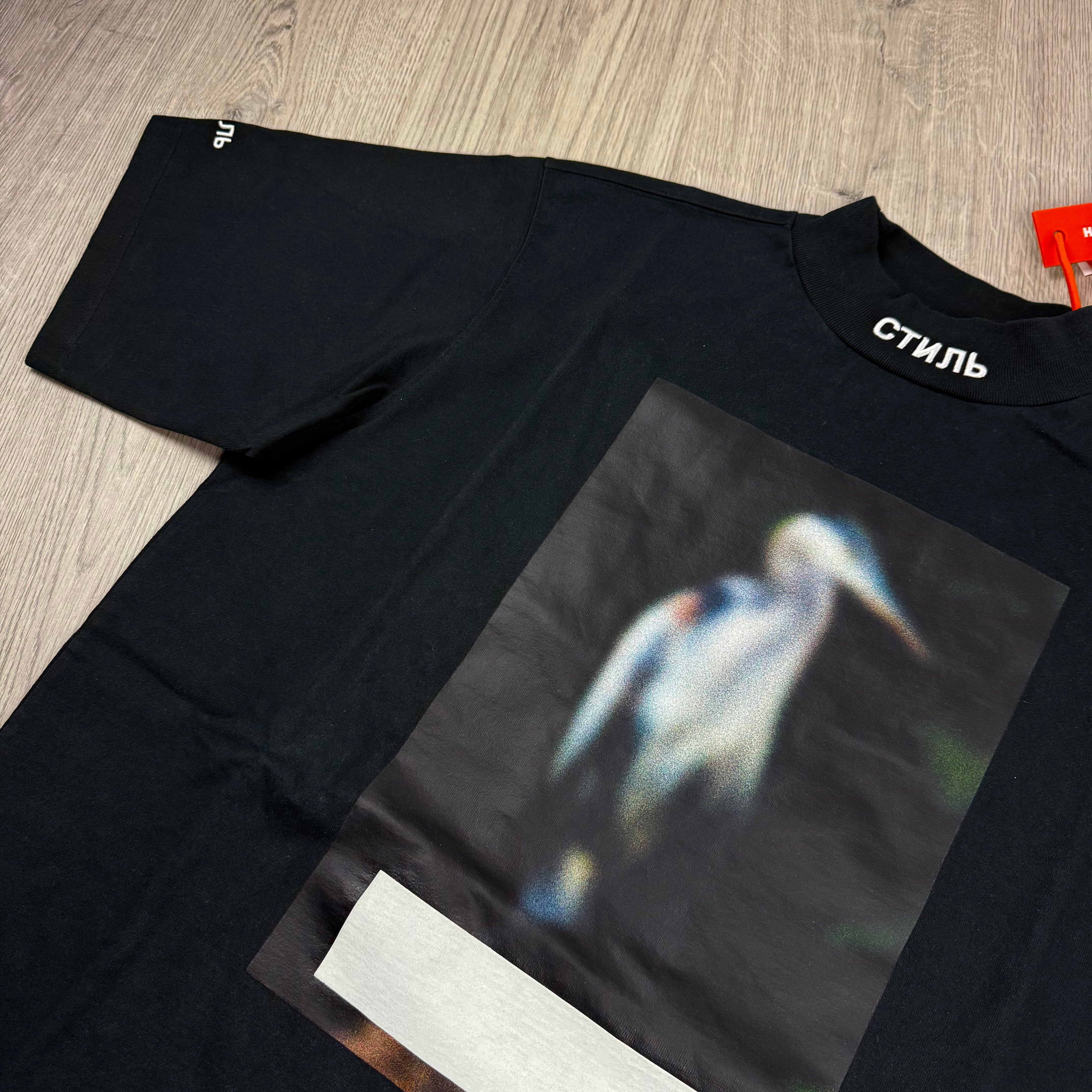 Heron Preston Oversized Funnel T-Shirt - Black