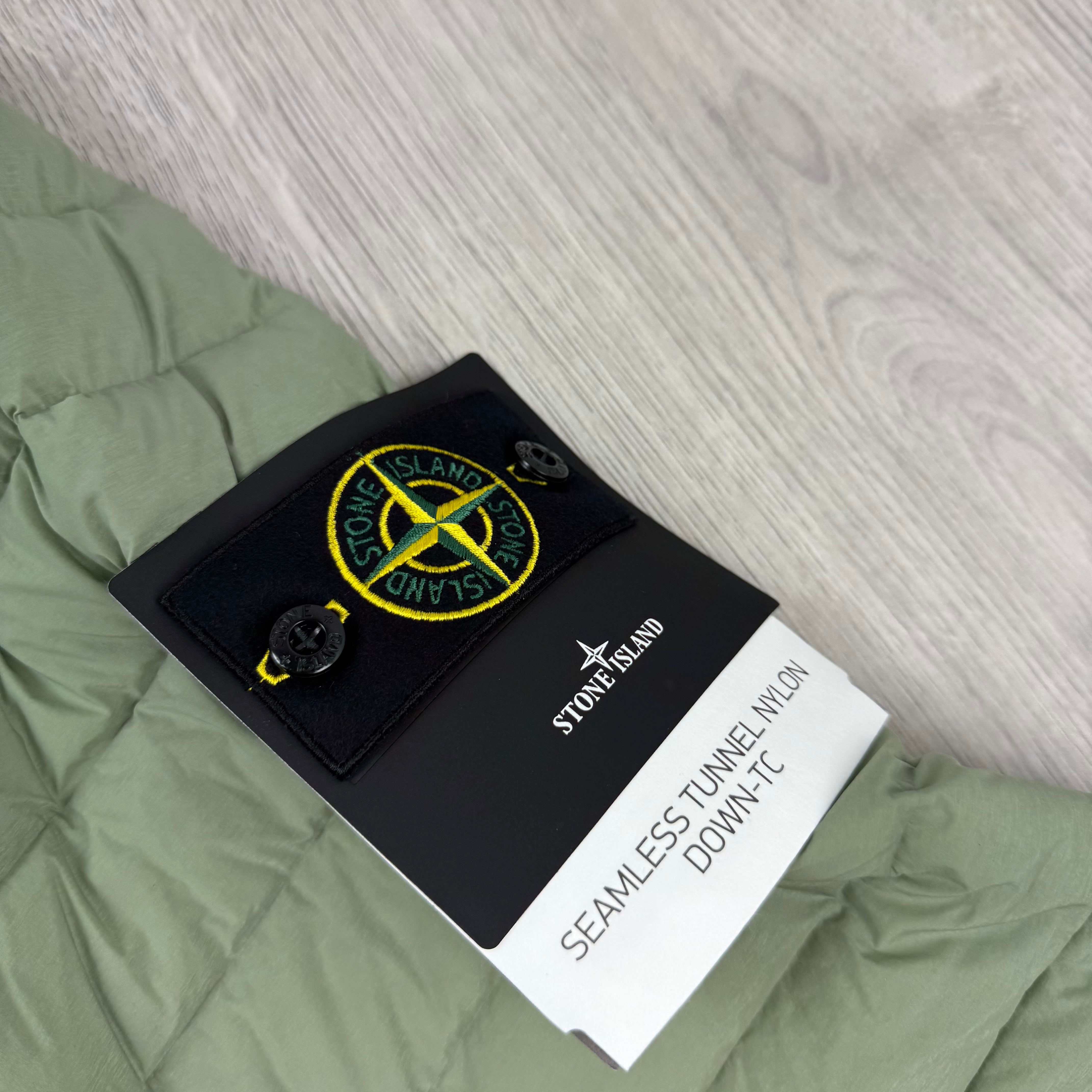 Stone Island Seamless Down Jacket - Sage