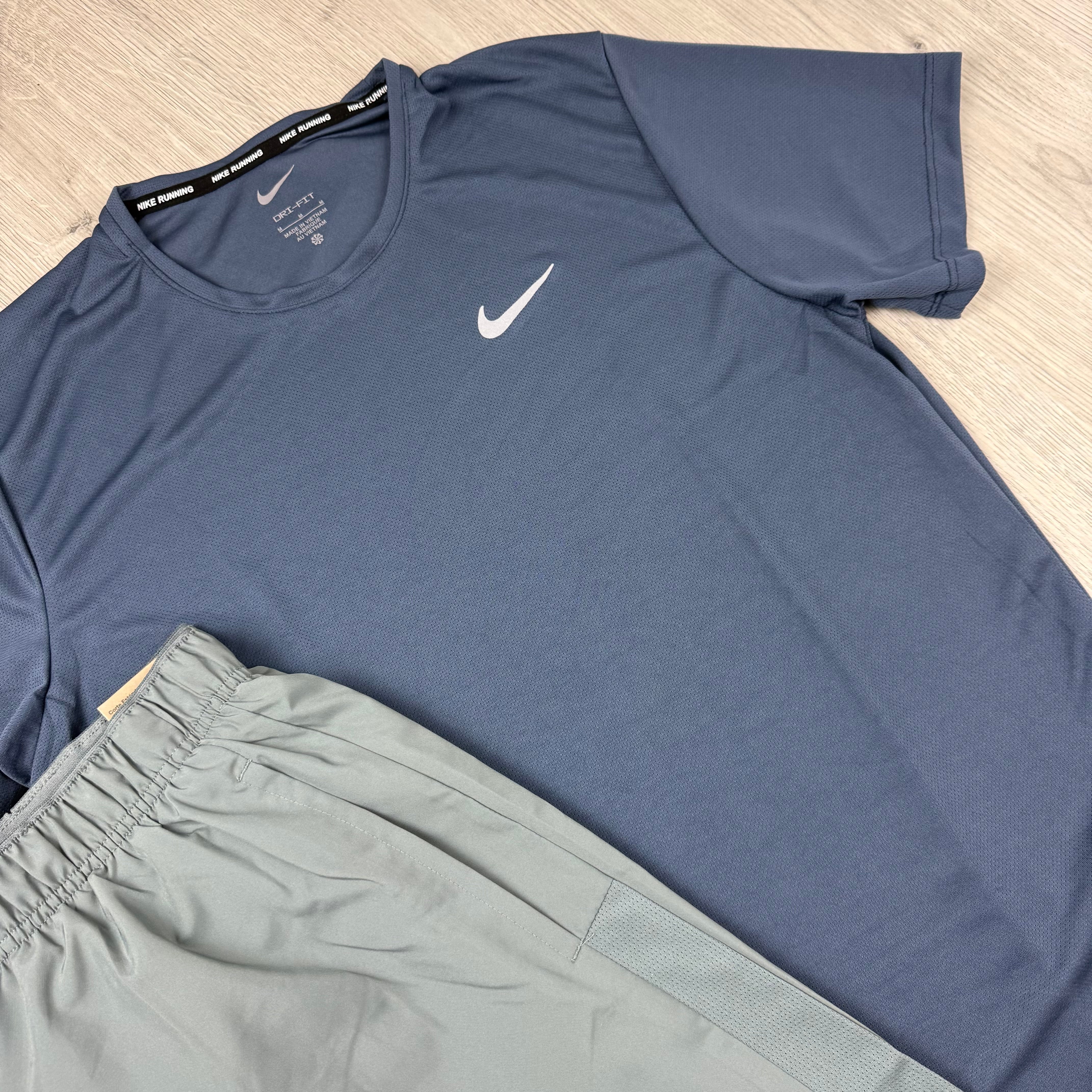 Nike 'Miler' Set - Thunder Blue/Smoke Grey
