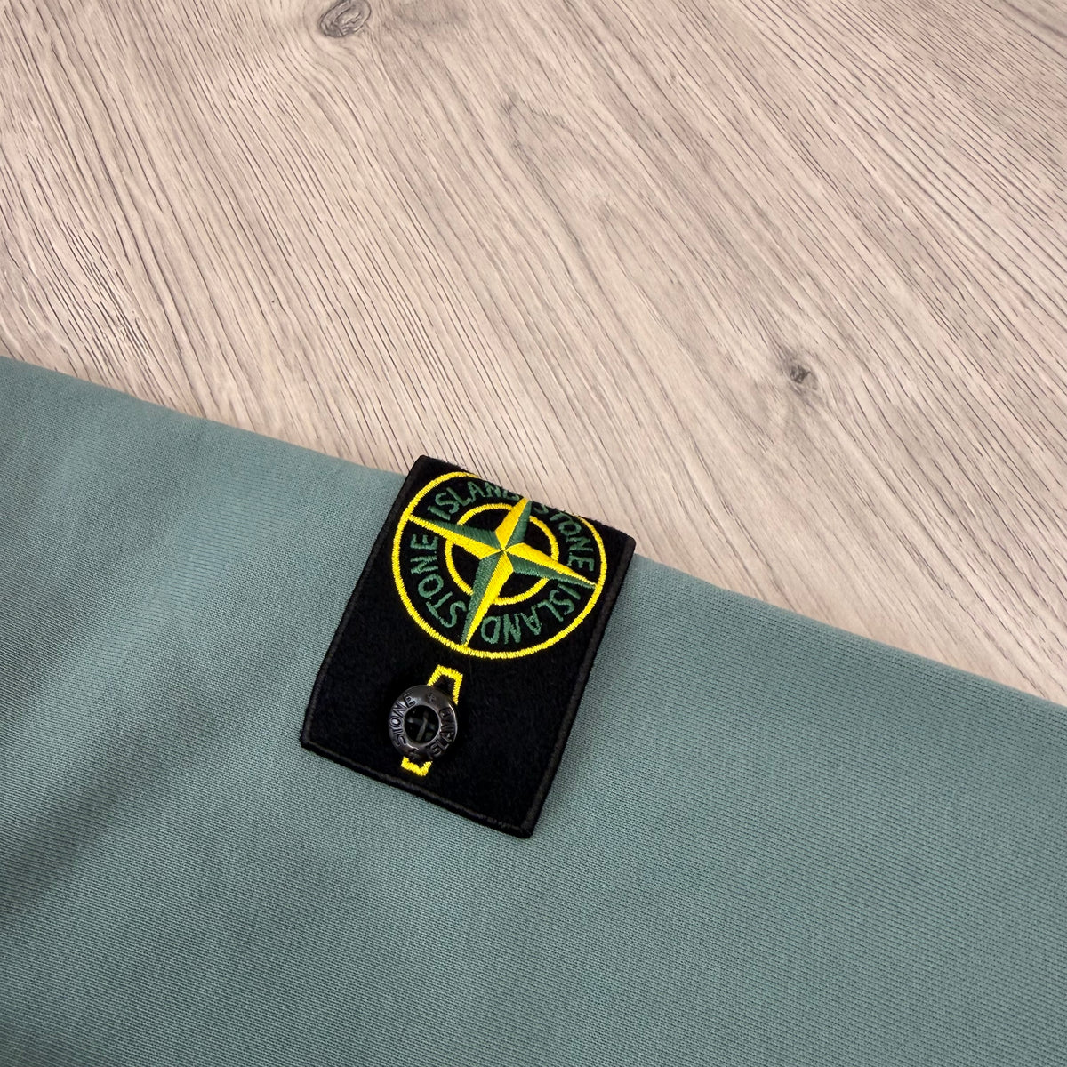 Stone Island Dyed Hoodie - Ocean Green