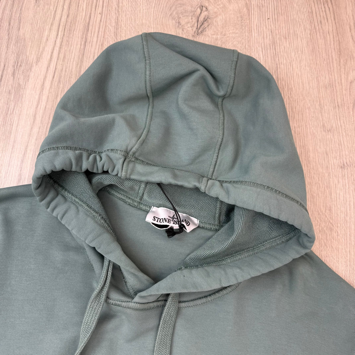 Stone Island Dyed Hoodie - Ocean Green