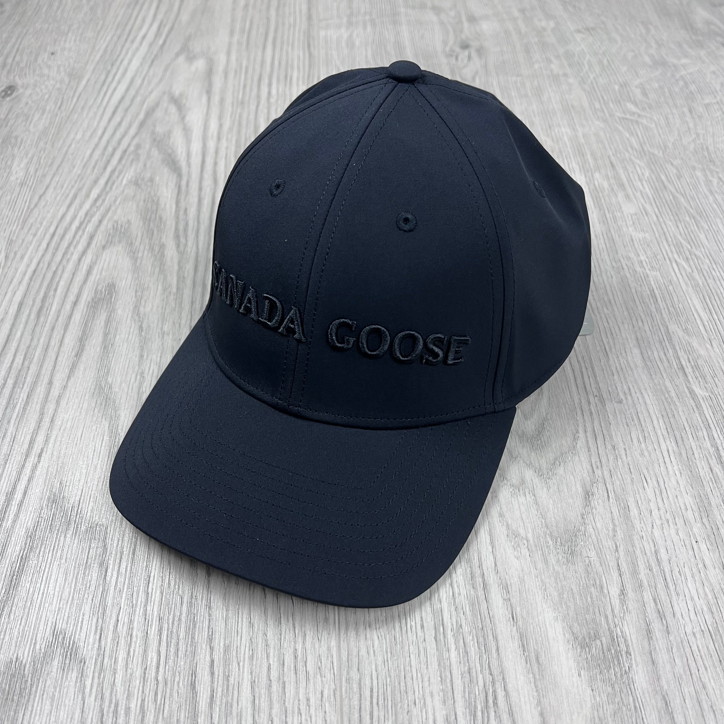 Men's Canada Goose New Tech Baseball Cap in Black. On sale at Open Attire.