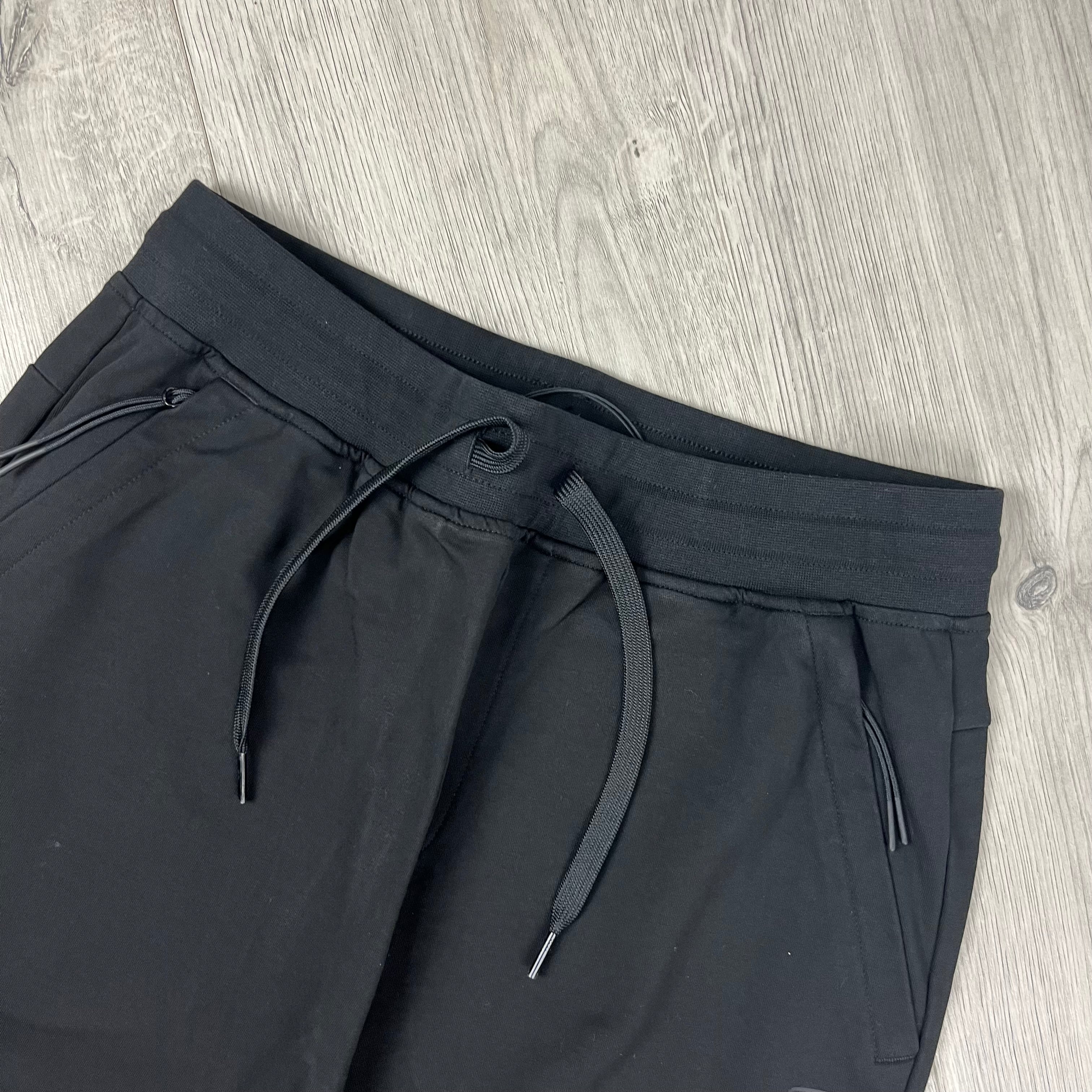 CP Company Metropolis Series Stretch Fleece Sweatpants in Black. On sale at Open Attire.