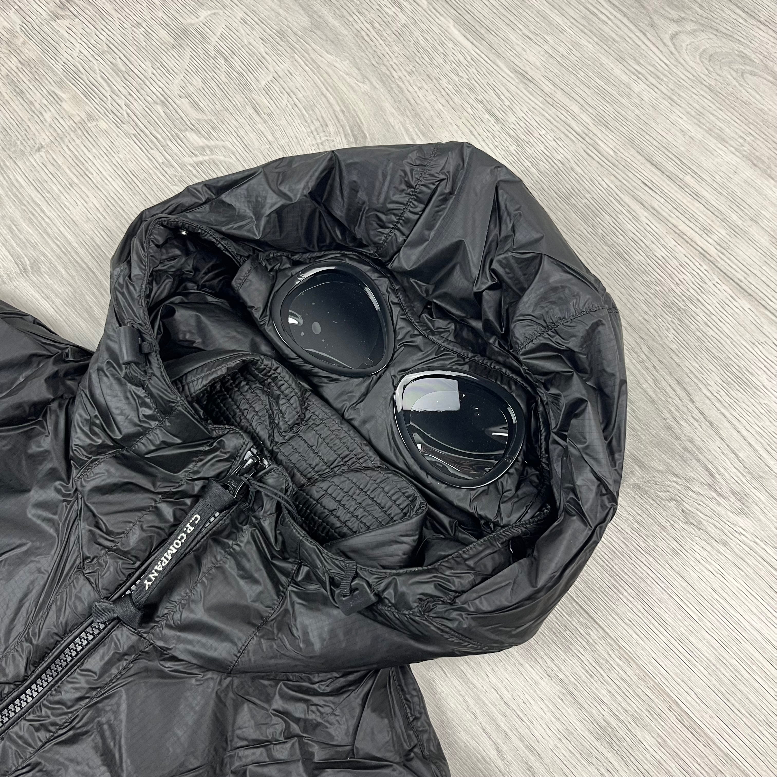 Men's CP Company Nada Shell Gilet in Black. On sale at Open Attire.