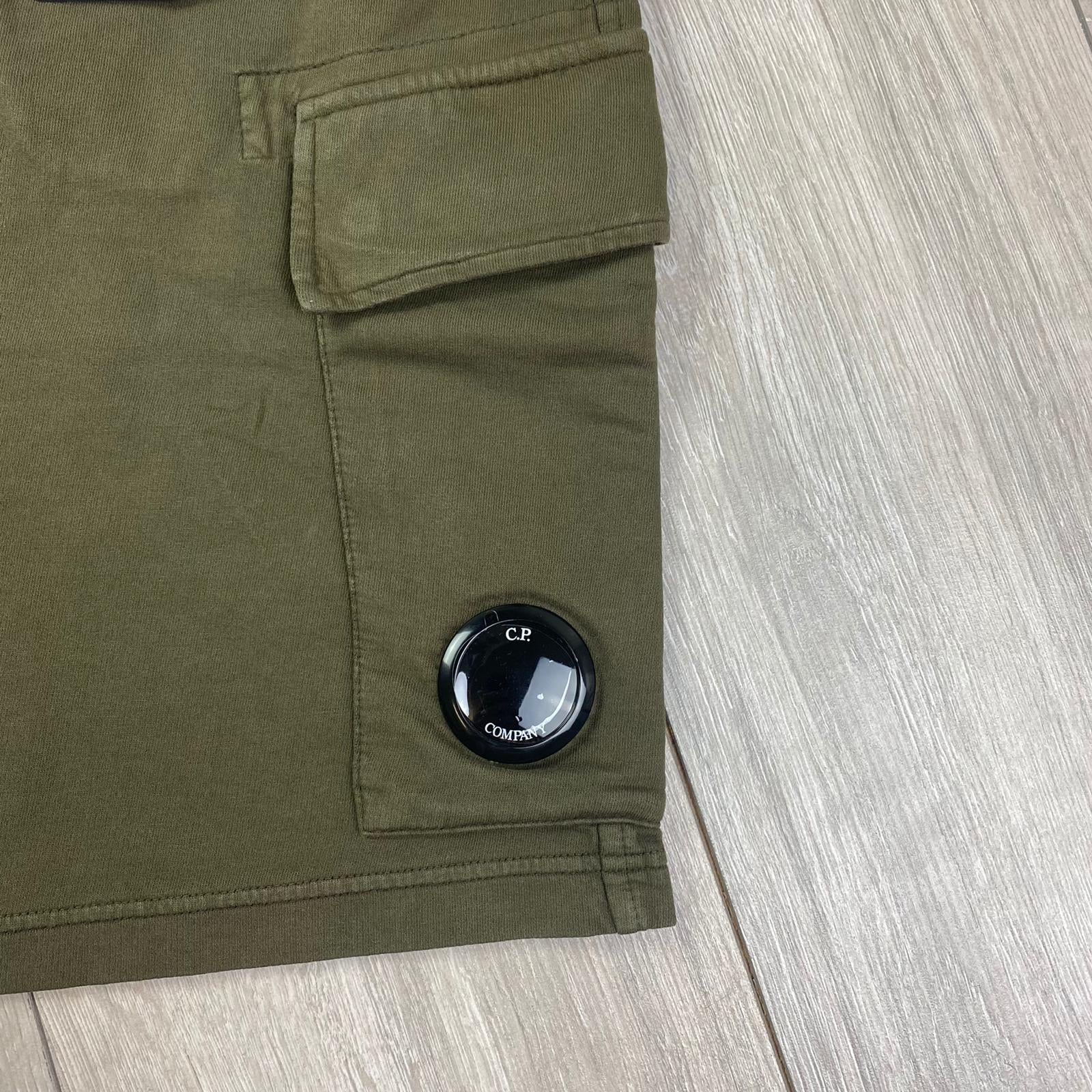CP Company Jersey Shorts - Ivy Green