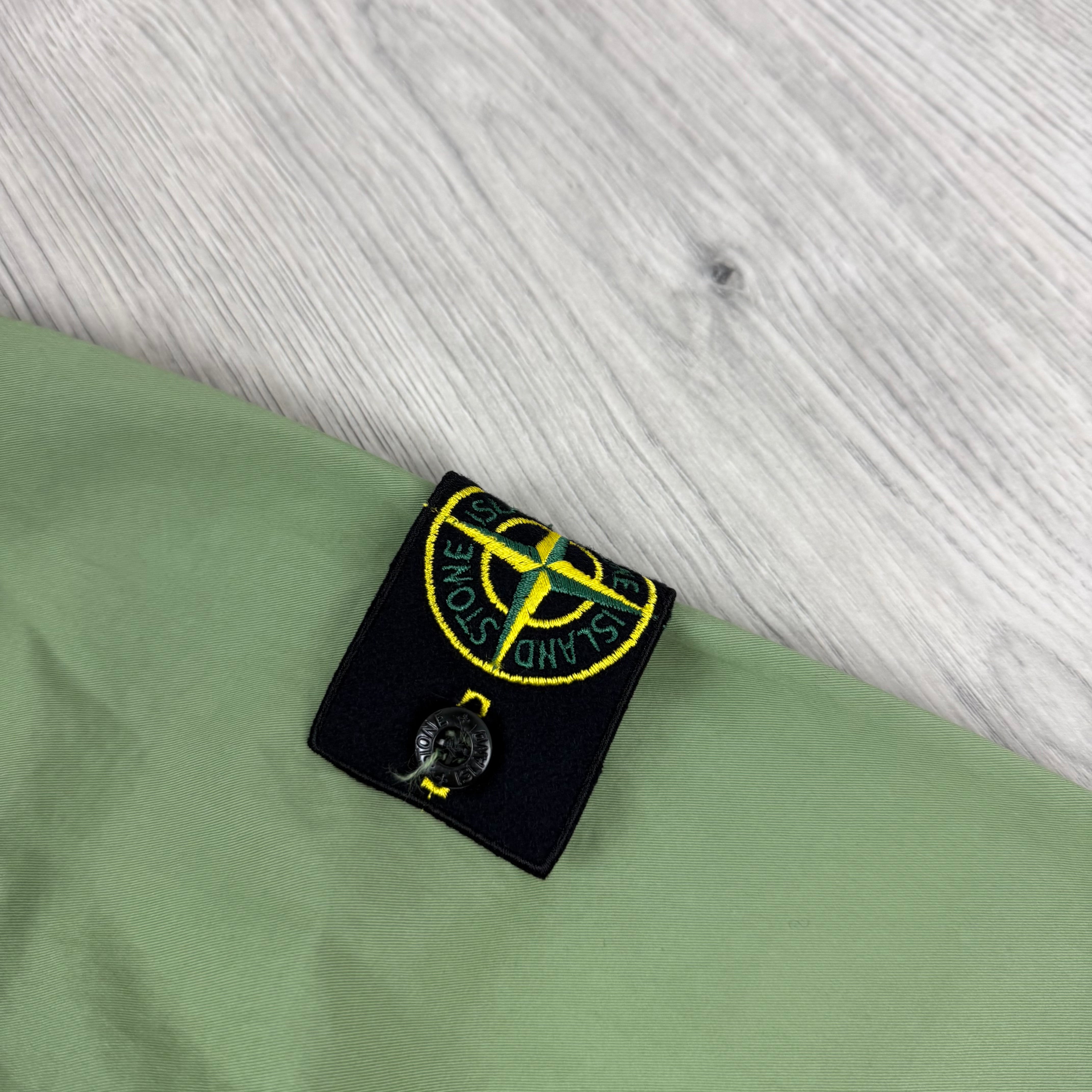 Stone Island Zip Overshirt - Sage